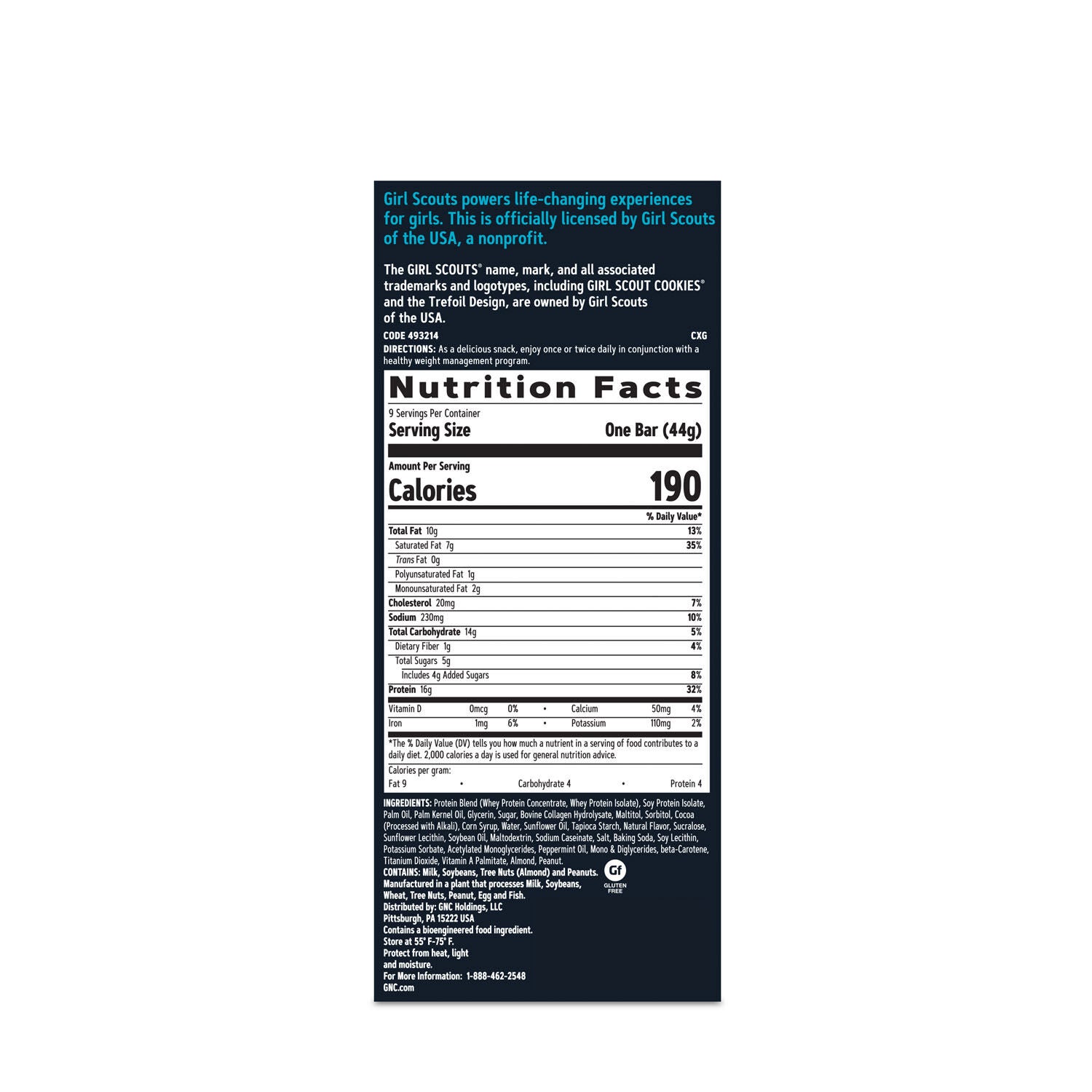 Layered Lean Bar -- 9 Bars | GNC