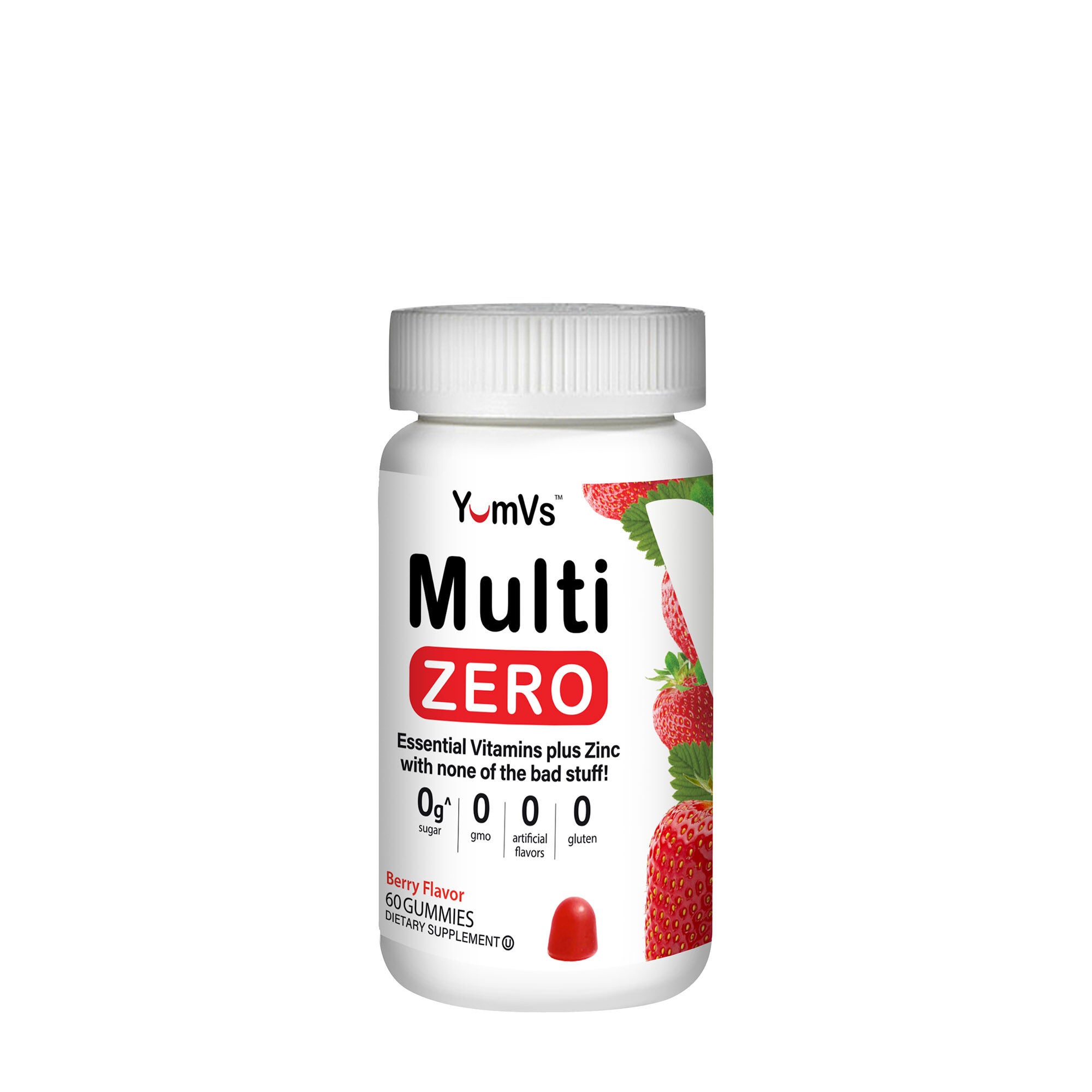 Multi Zero Gummy - Berry - 60 Gummies (30 Servings)  | GNC