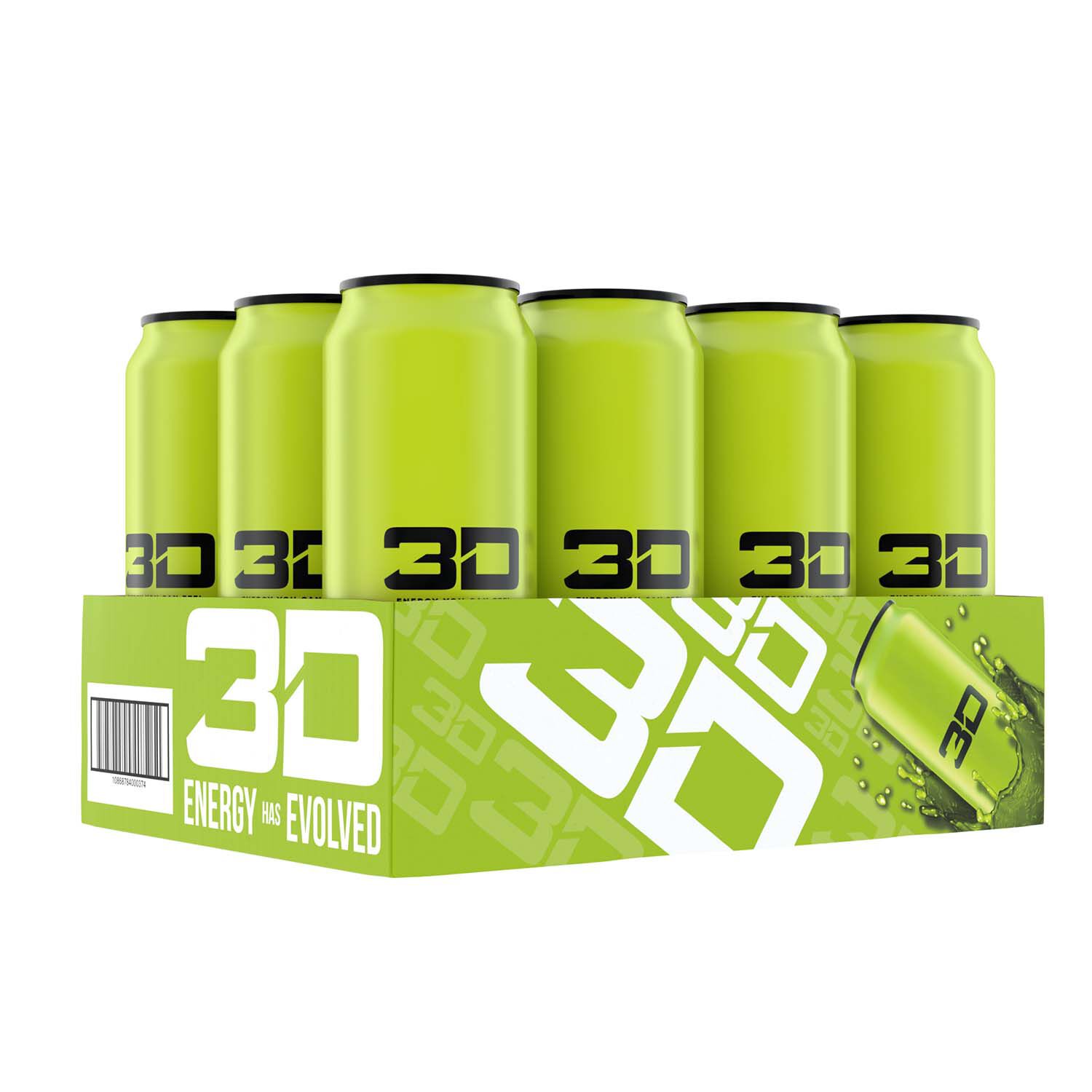 3d Energy Drink Green Available In 12 Pack Case Gnc