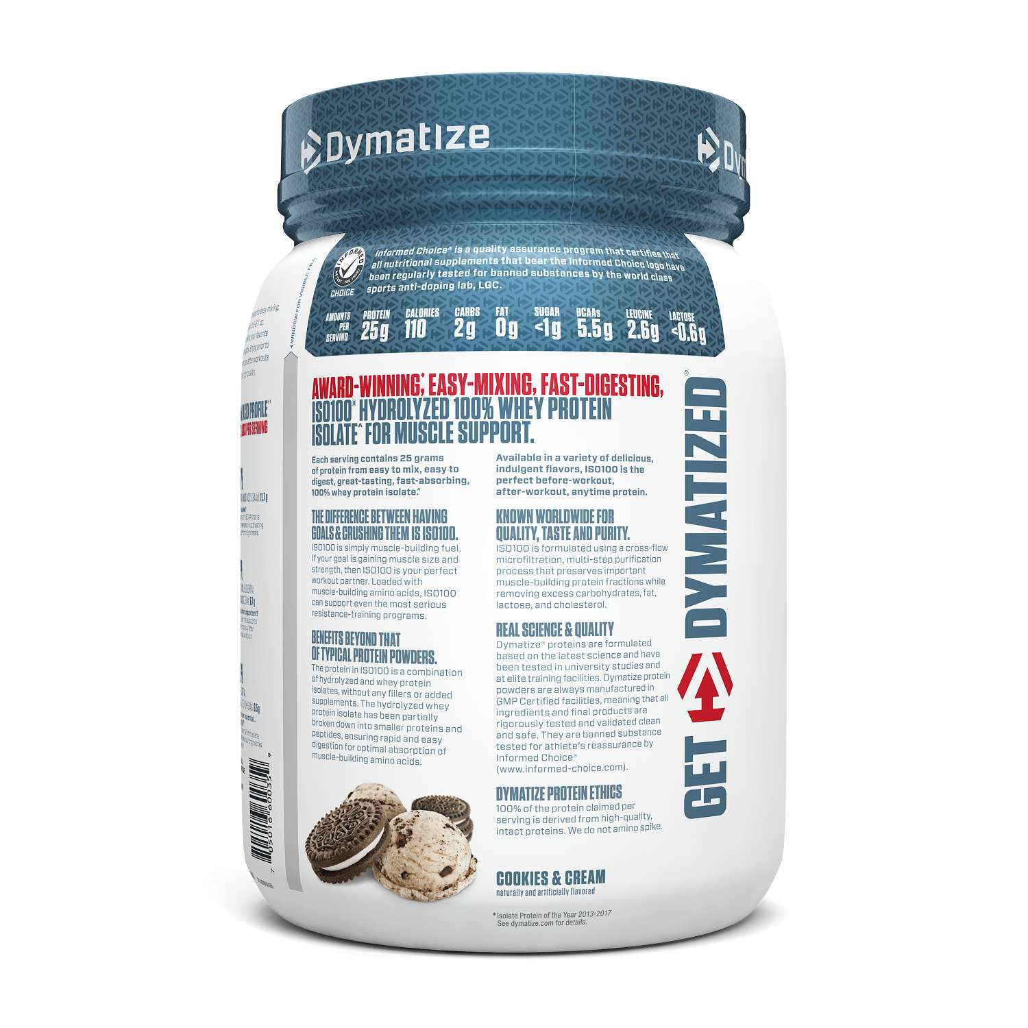 ISO100&reg; - Cookies and Cream (20 Servings)