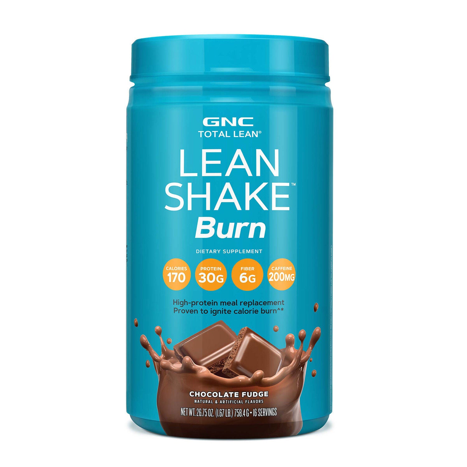 Lean Shake&trade; Burn - Chocolate Fudge (16 Servings) Chocolate Fudge | GNC