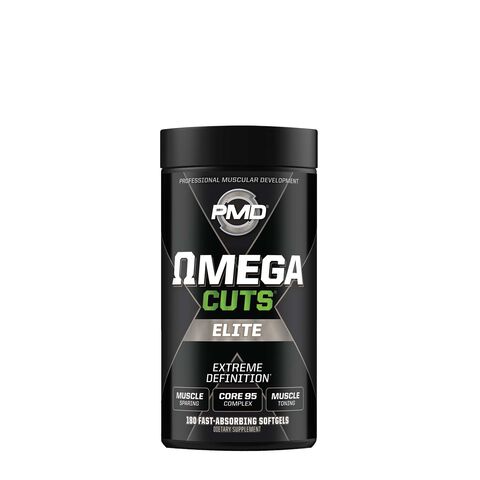 Omega Cuts Elite - 180 Softgels &#40;90 Servings&#41;  | GNC