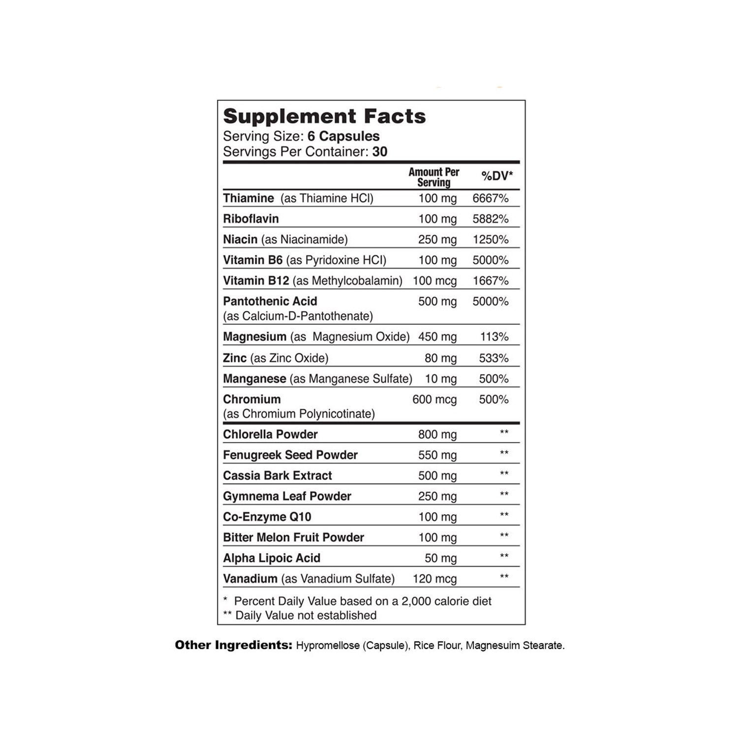 Diabetter&trade; - 180 Capsules (30 Servings)  | GNC