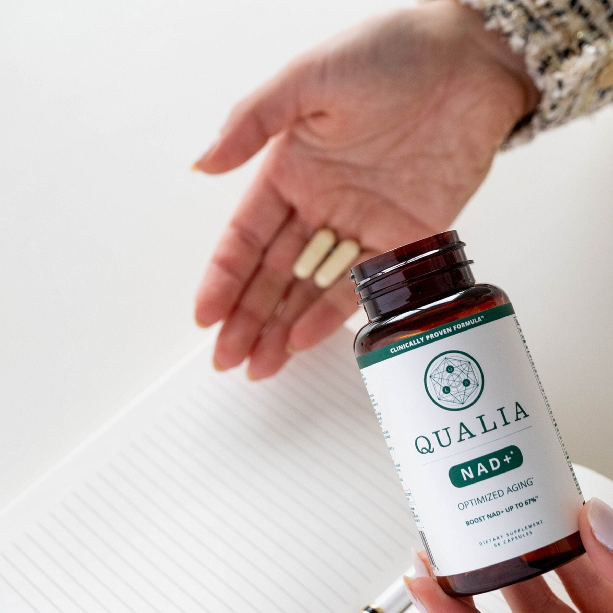 Qualia NAD+ - 42 Capsules (21 Servings)  | GNC