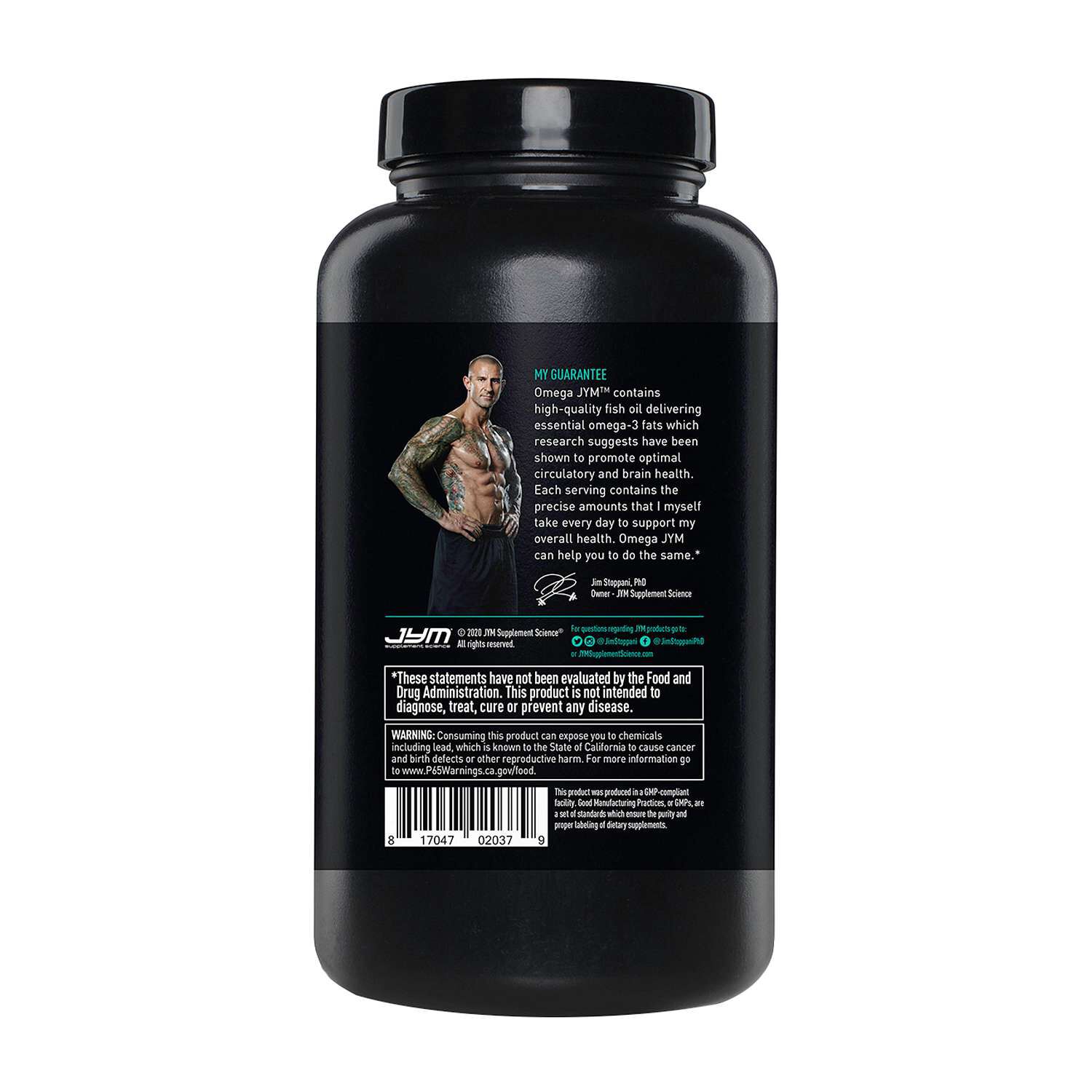 Omega Fish Oil - 120 Softgels (60 Servings)