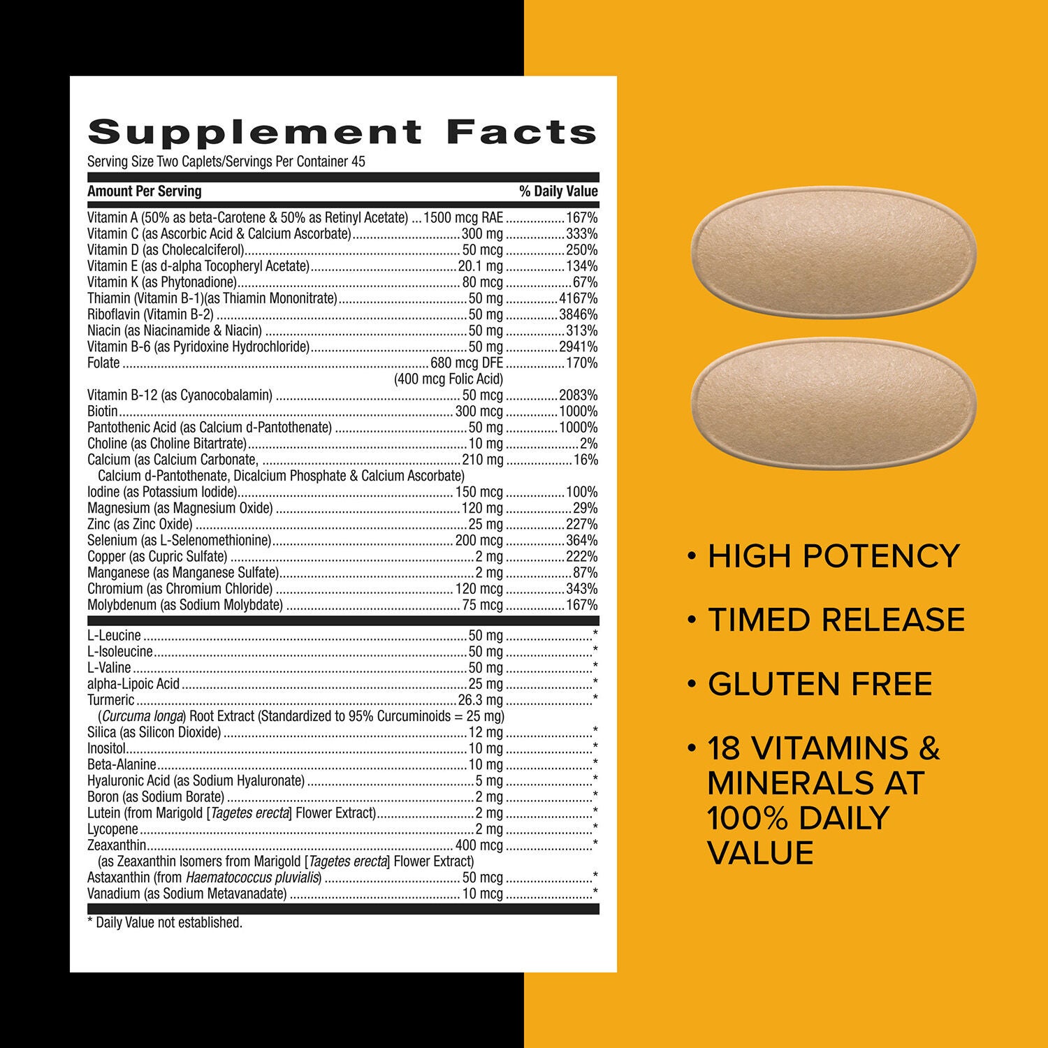 Sport Multivitamin - 90 Caplets (45 Servings)  | GNC