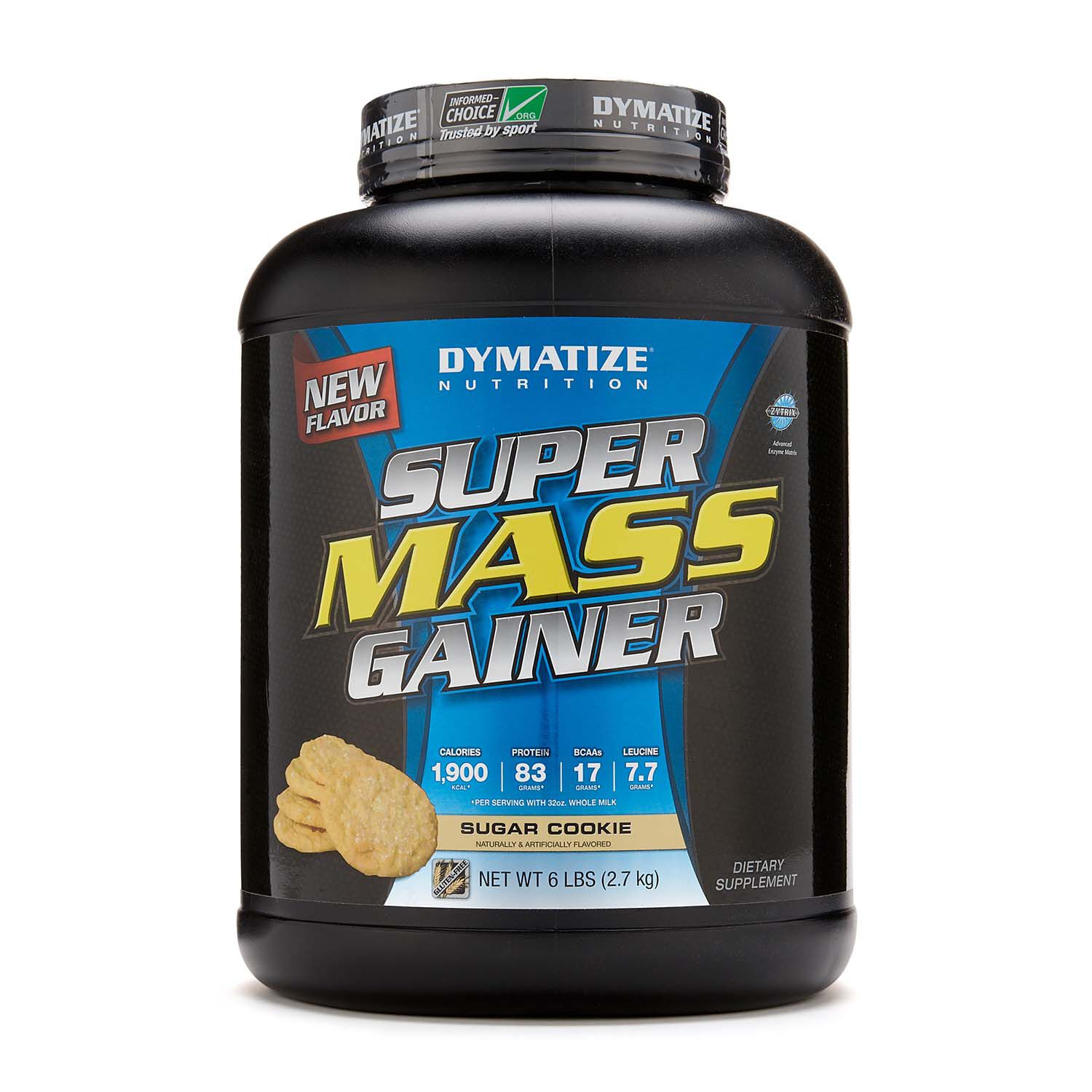 Dymatize Nutrition Super Mass Gainer Sugar Cookie Gnc
