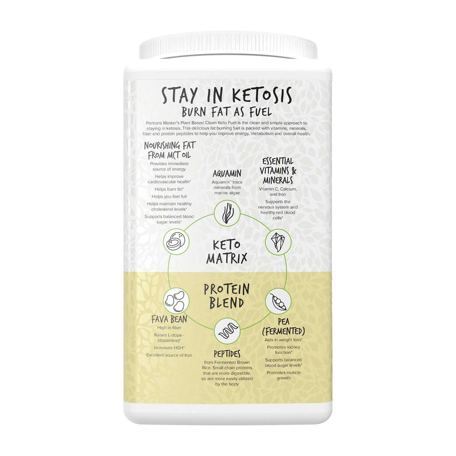 Vegan Keto Body - Vanilla Cream (15 Servings)  | GNC