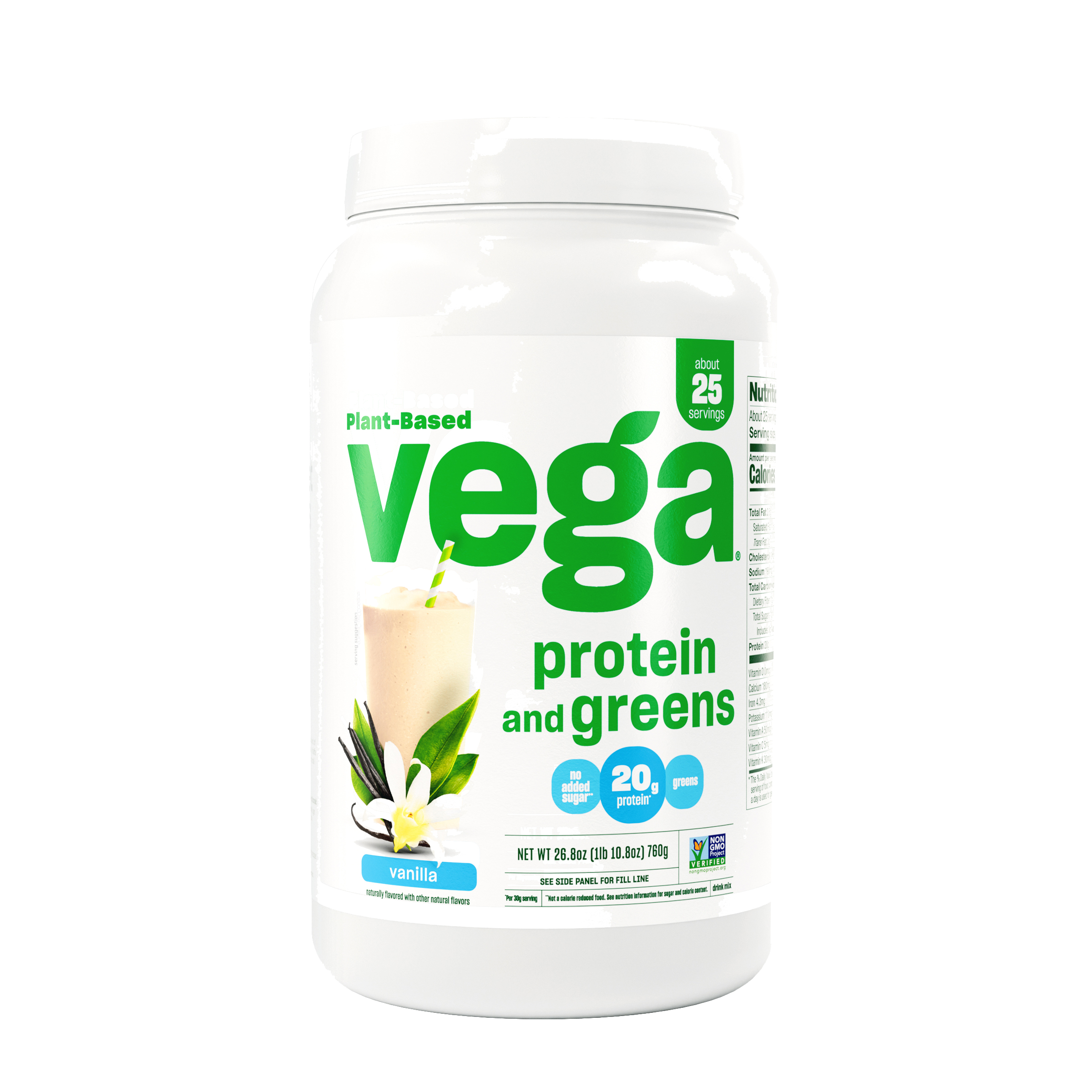 Protein & Greens - Vanilla (21 Servings) Vanilla Flavor | GNC