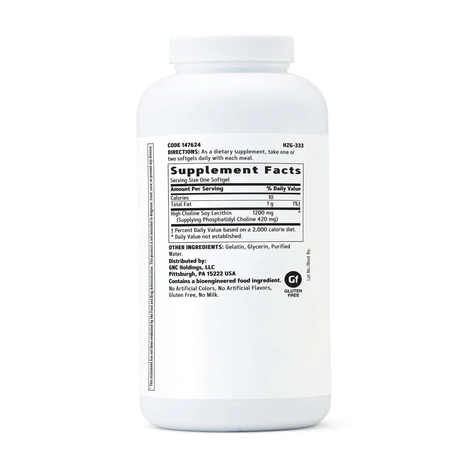 Triple Lecithin&trade; 1200mg - 180 Softgels (180 Servings)