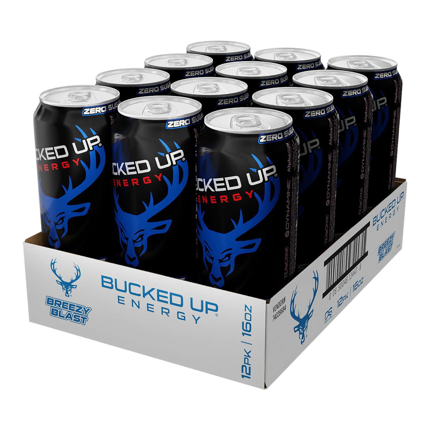 Energy Drink - Breezy Blast 16oz. (12 Cans)