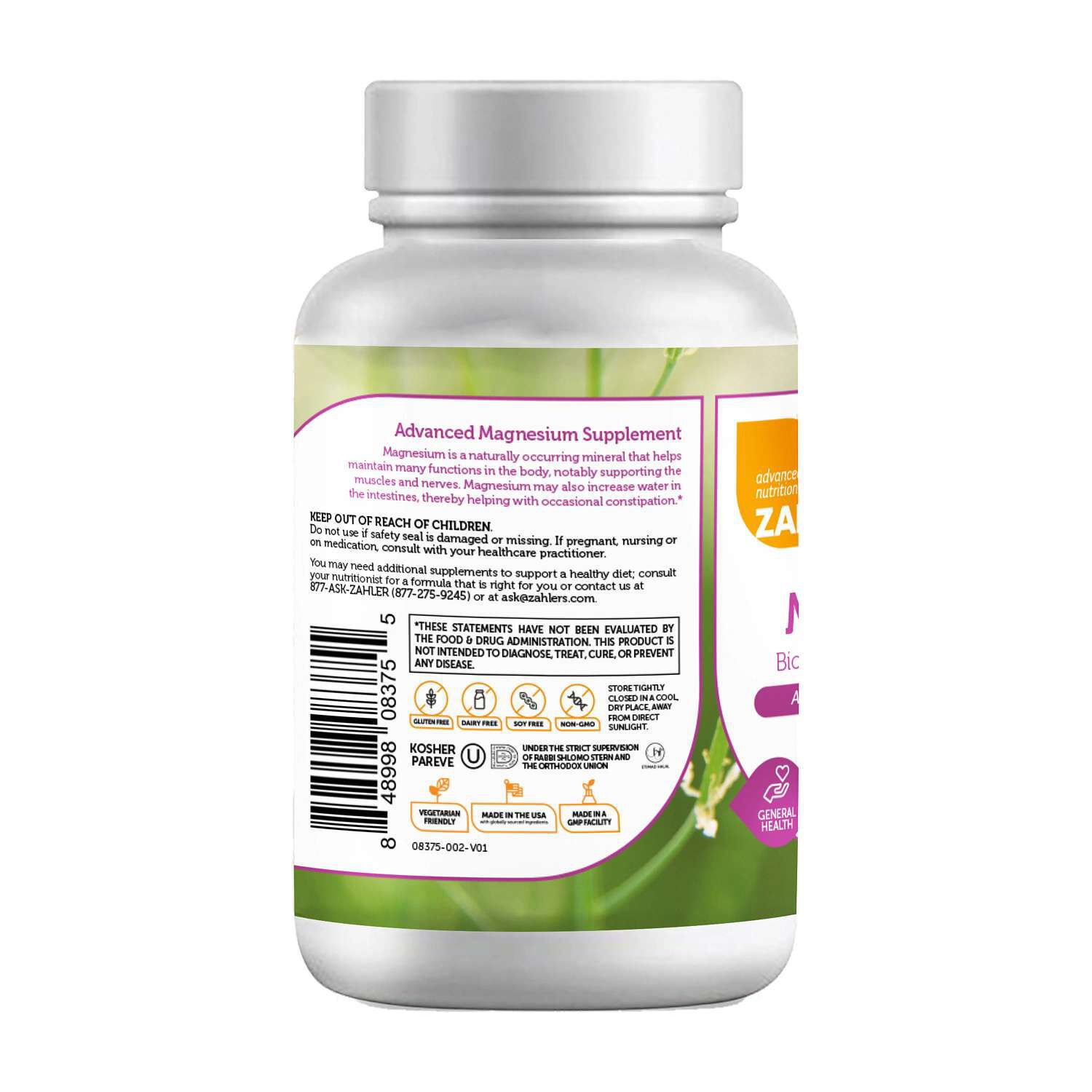 Magnesium Citrate - 90 Capsules (90 Servings)