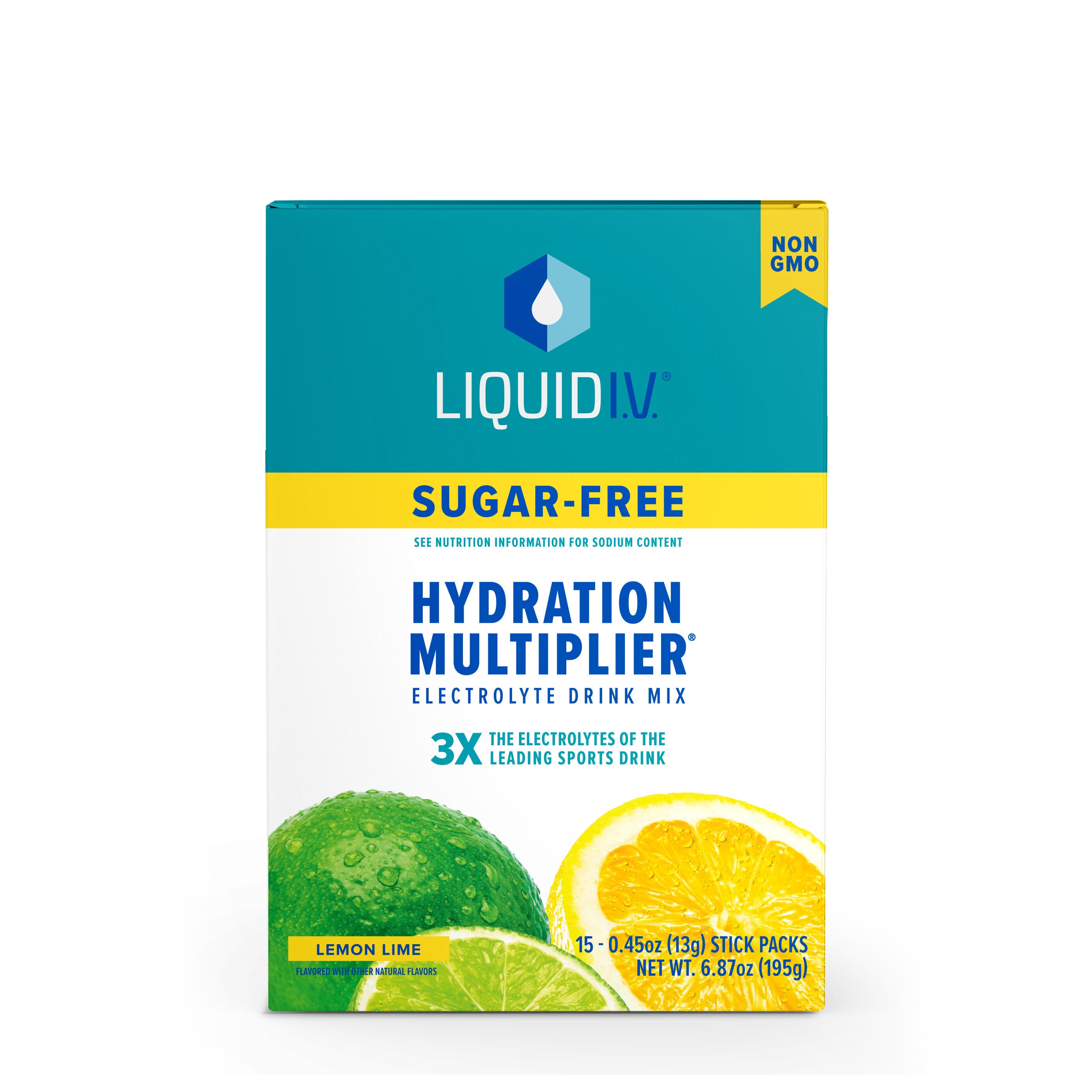 Hydration Multiplier Drink Mix: Sugar-Free - Lemon Lime (15 Stick Packs)  | GNC