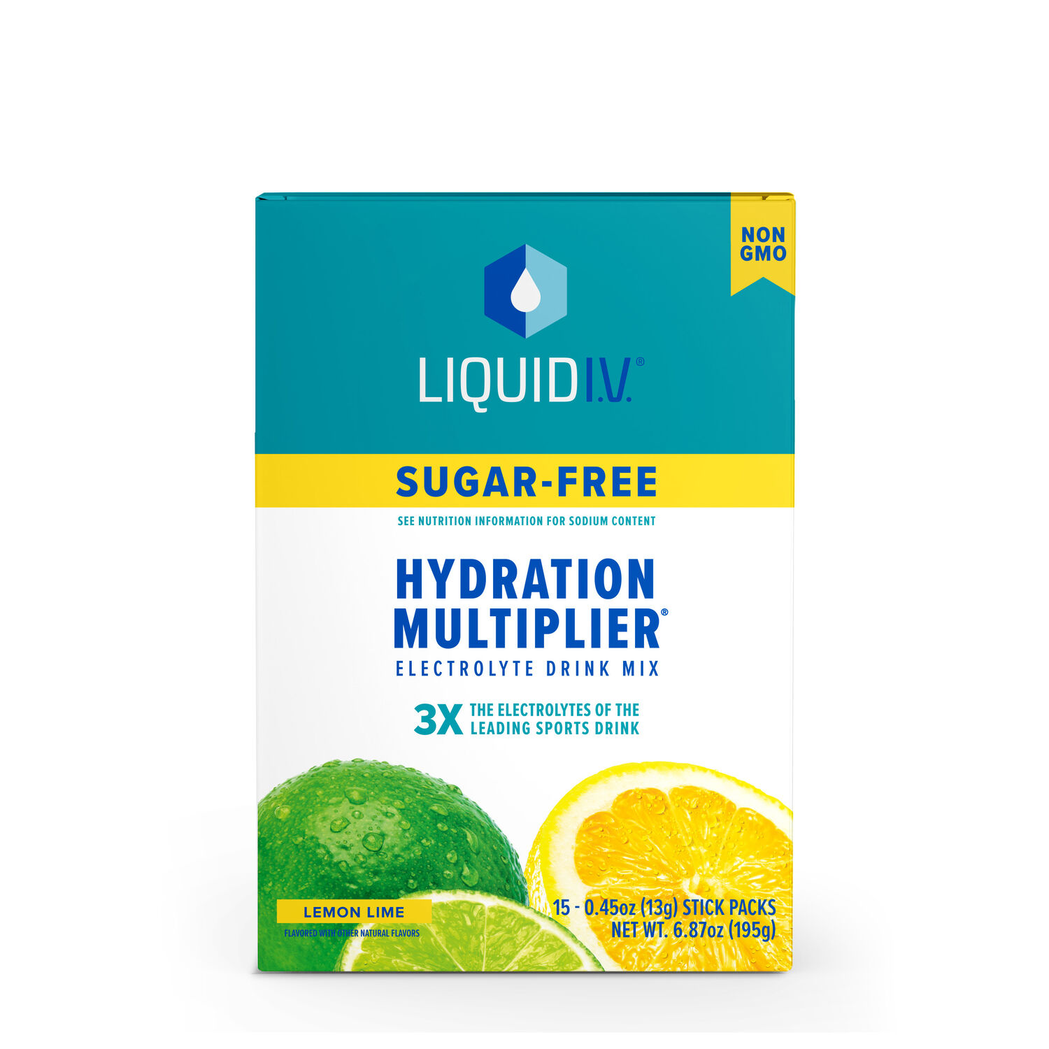Hydration Multiplier Drink Mix: Sugar-Free - Lemon Lime &#40;15 Stick Packs&#41;  | GNC