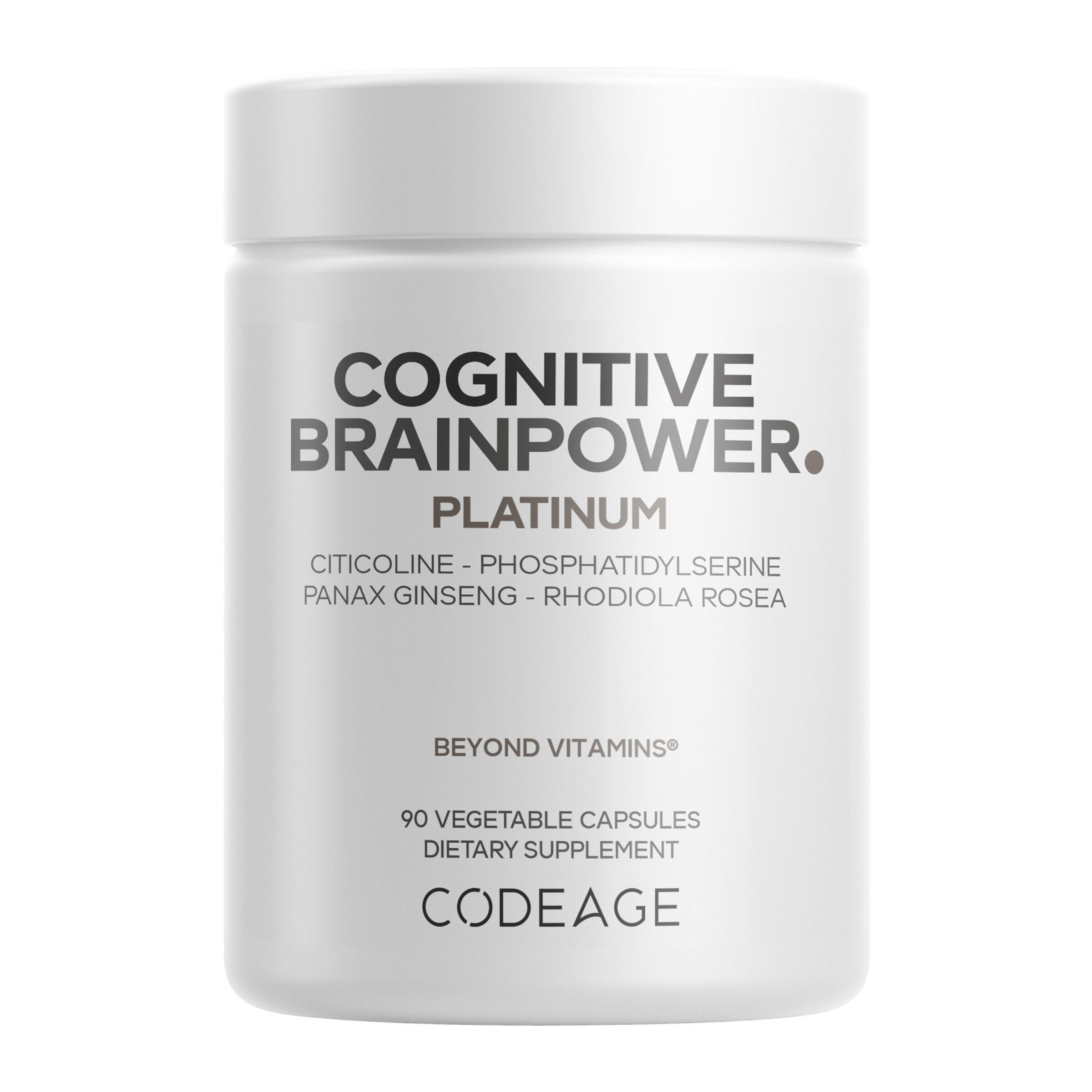 Codeage - Cognitive Brainpower - 90 Vegetable Capsules (30