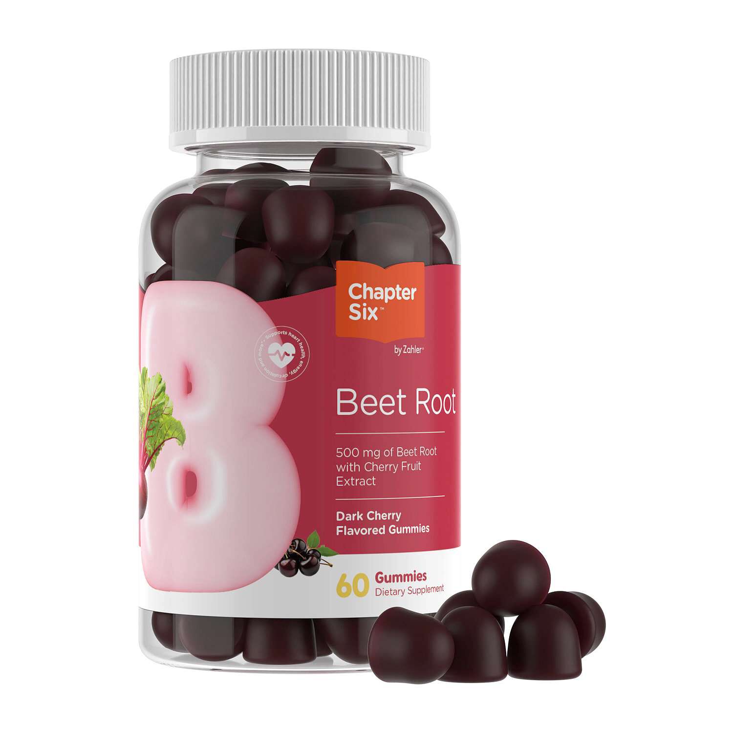 Chapter Six: Beet Root - Dark Cherry - 60 Gummies (30 Servings)  | GNC