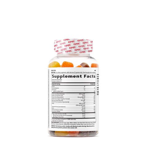 GNC Multivitamin+Omega-3 Heart Support Gummies* - Raspberry Lemonade | GNC