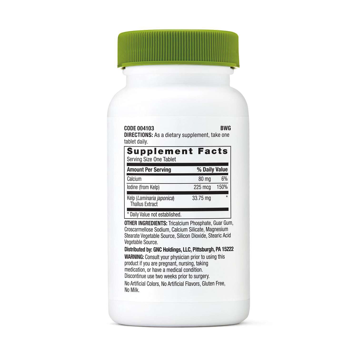 Kelp - 180 Vegetarian Tablets (180 Servings)