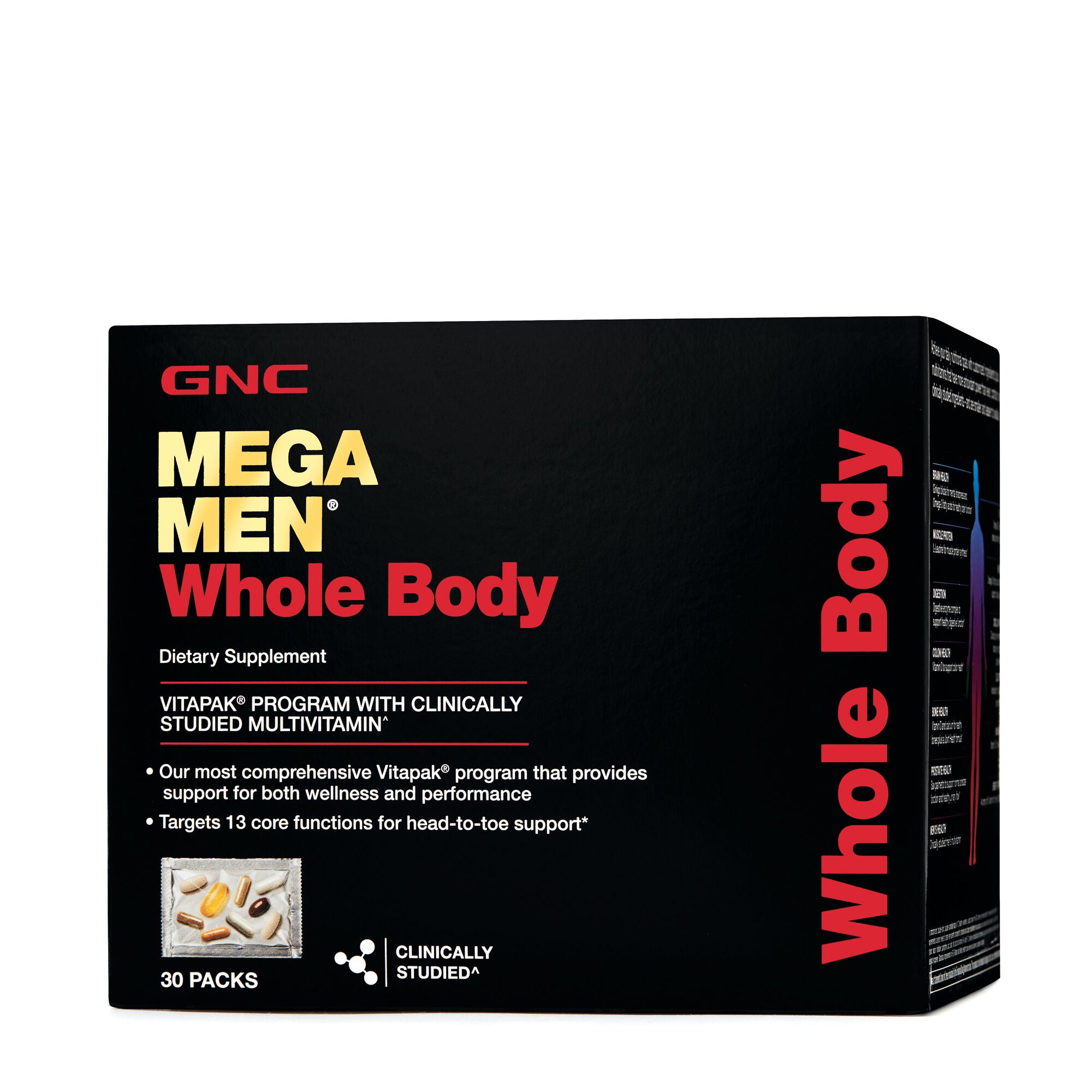 Gnc Mega Men Whole Body Vitapak Program Gnc