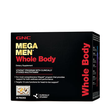 GNC Mega Men Whole Body Vitapak Program