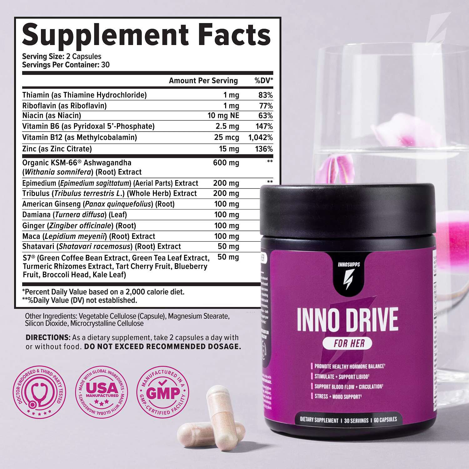 Inno Drive For Her - 60 Capsules (30 Servings)