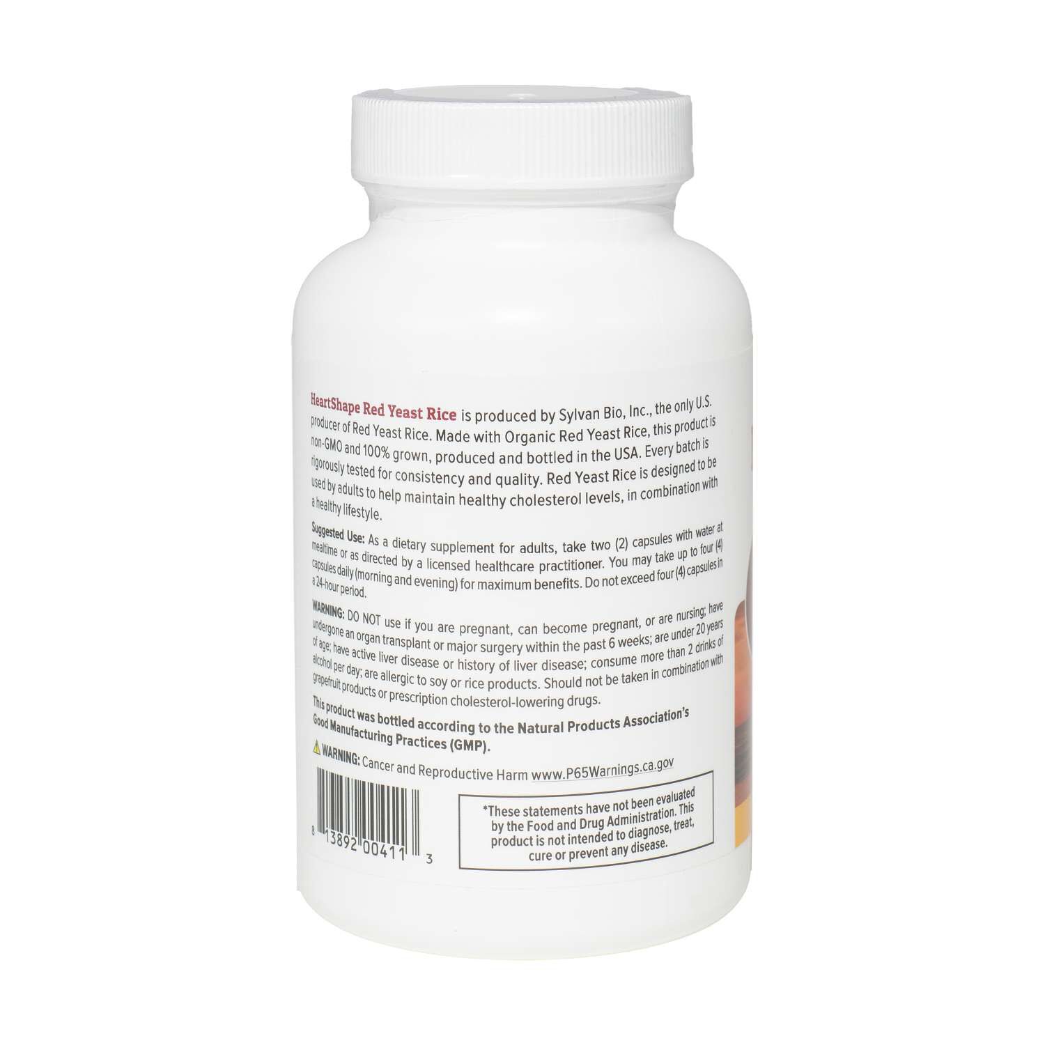 Red Yeast Rice - 120 Capsules (60 Servings)