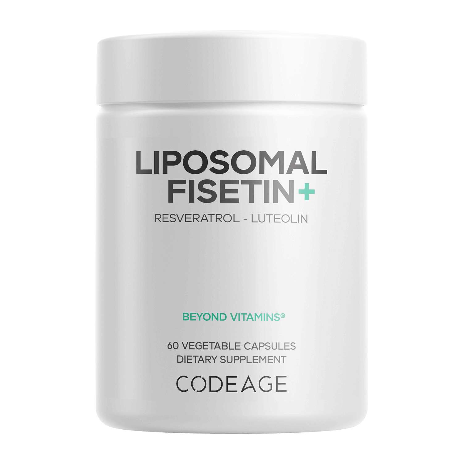 Liposomal Fisetin+ - 60 Vegetable Capsules (30 Servings)