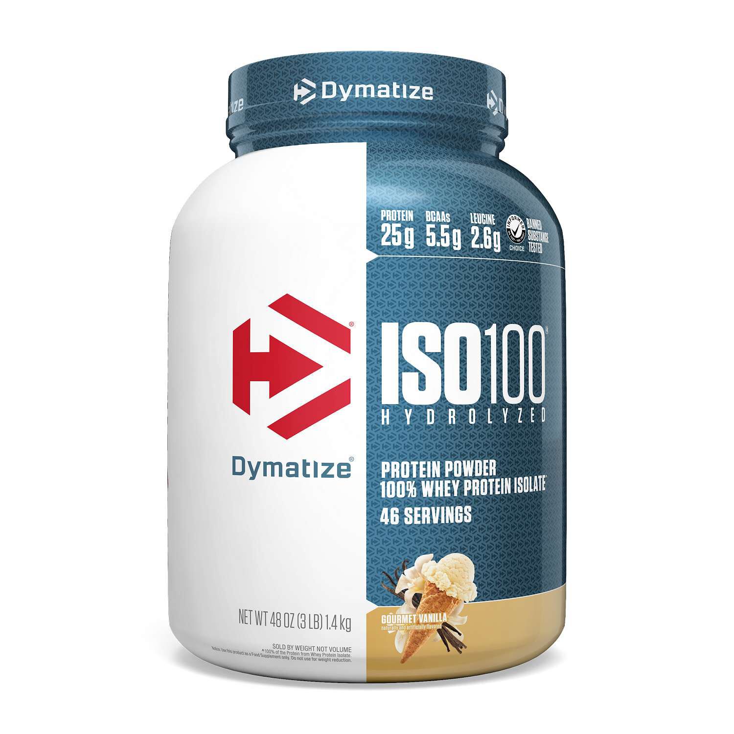 ISO100 Hydrolyzed Whey Protein - Gourmet Vanilla (46 Servings) | GNC