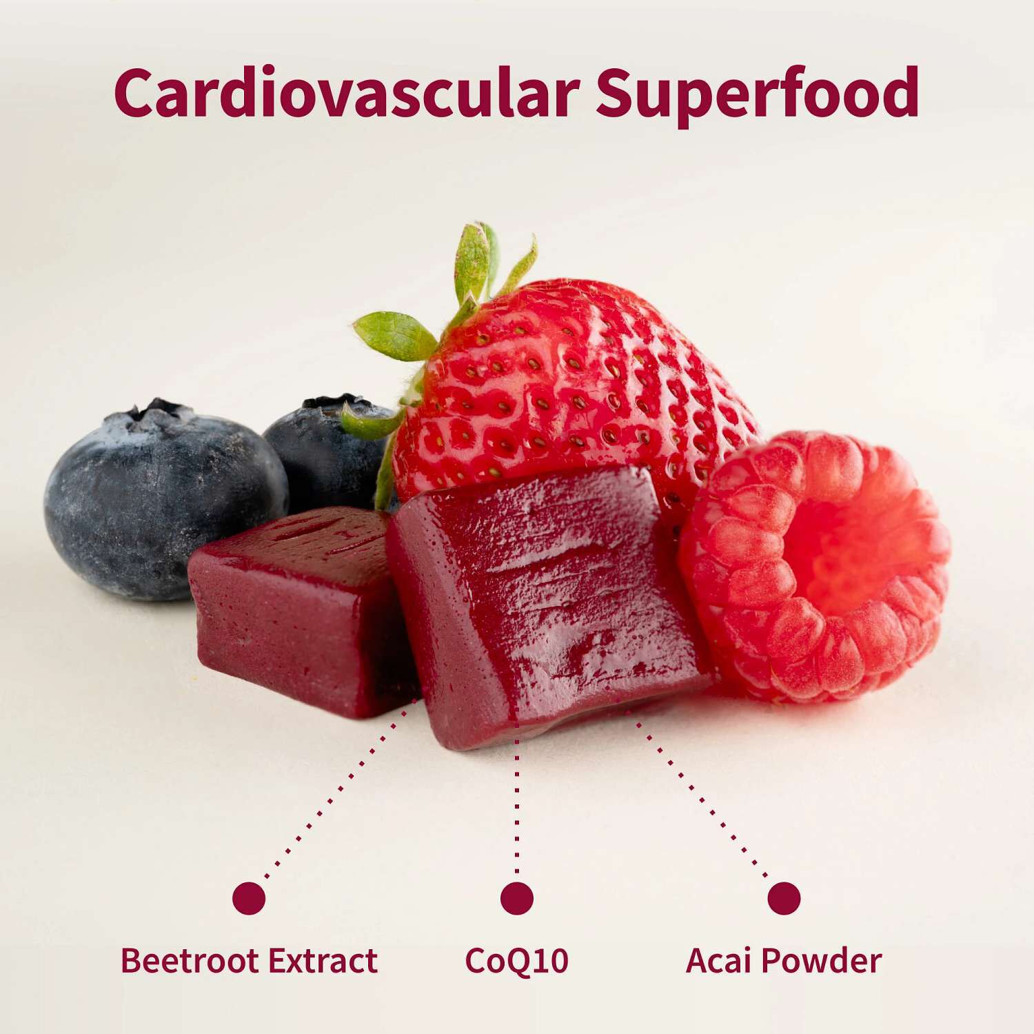 Heart Beets - Mixed Berry - 60 Chews (30 Servings)  | GNC