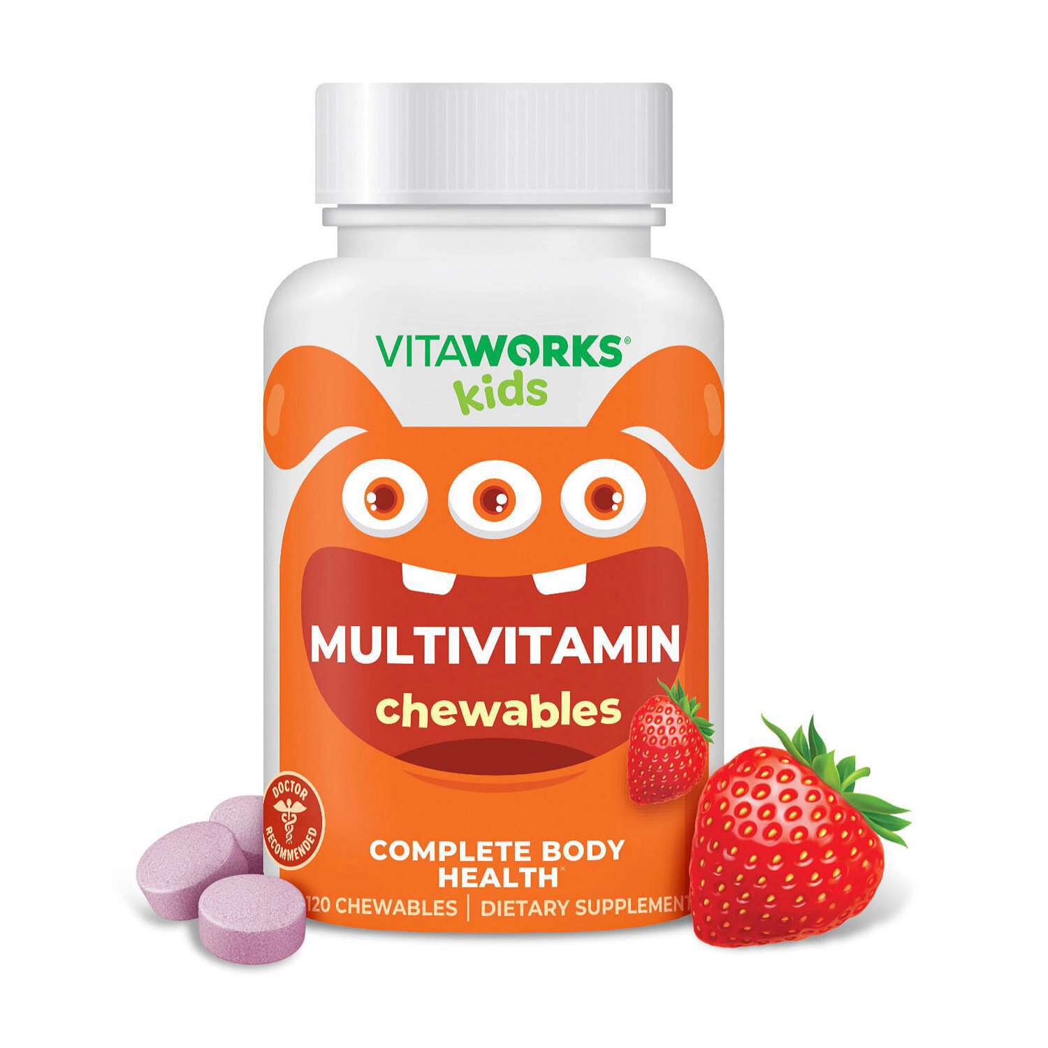 Kids Multivitamin With Iron - 120 Chewables (60 Servings)  | GNC