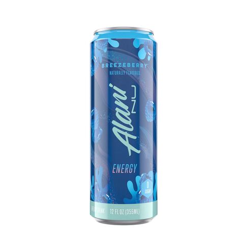 Alani Nu Energy Drink Breezeberry Front Can