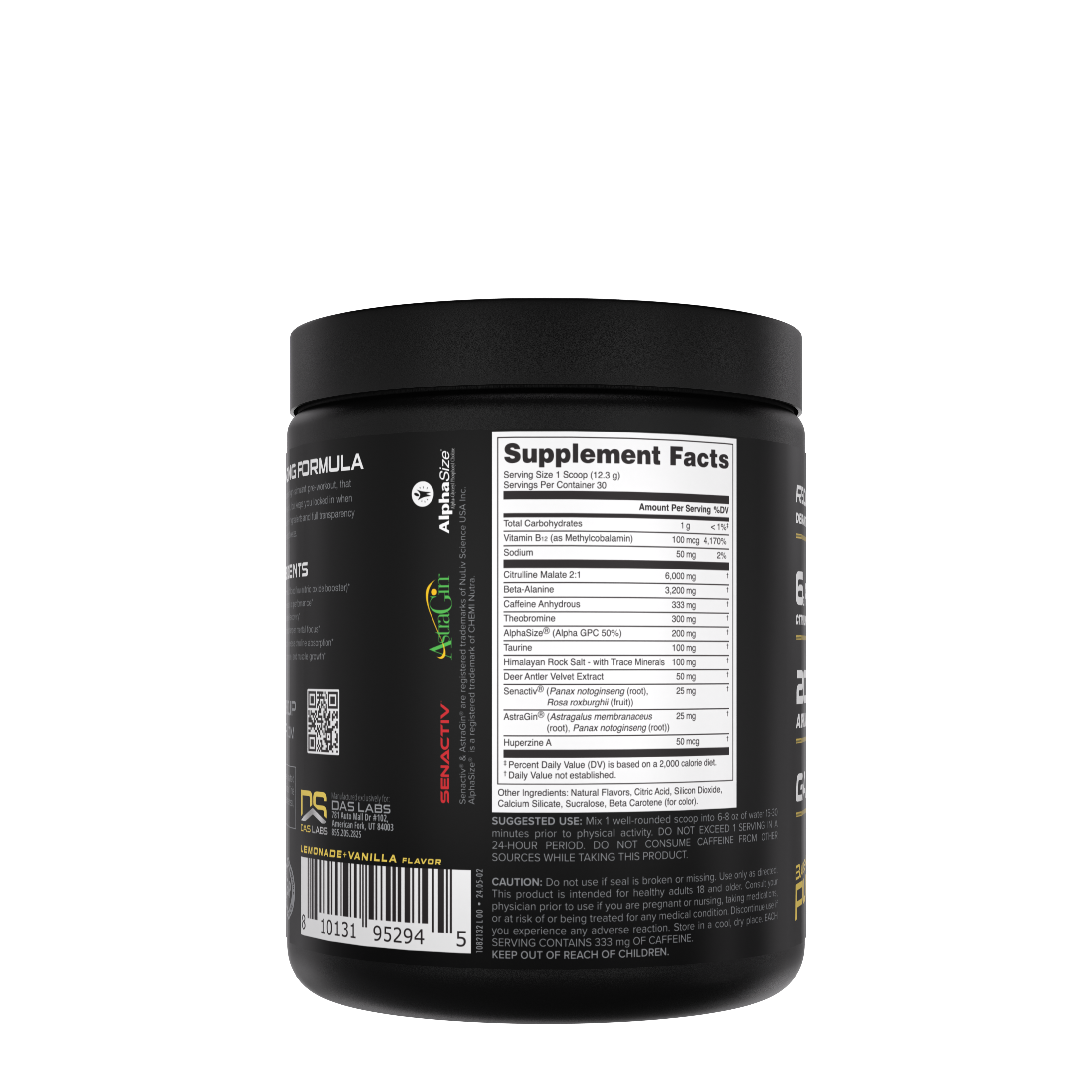 BKFC Woke AF&trade; Nootropic Pre-Workout - Bare Knuckle Punch (30 Servings)