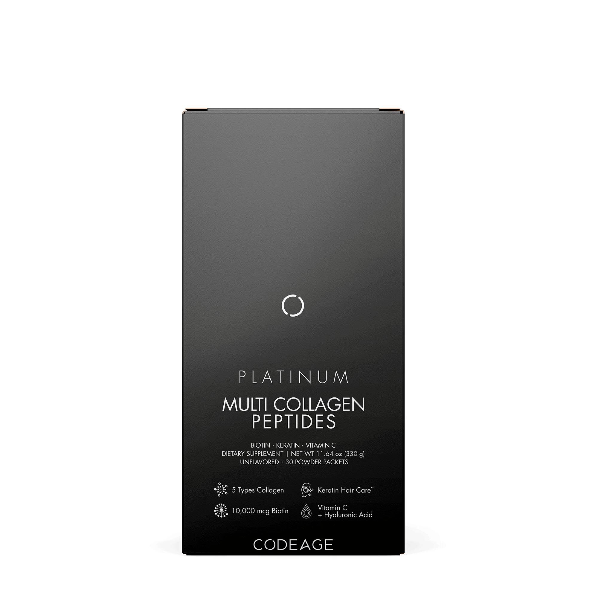 Platinum Multi Collagen Peptides - Unflavored - 11.64 oz. (30 Servings)  | GNC