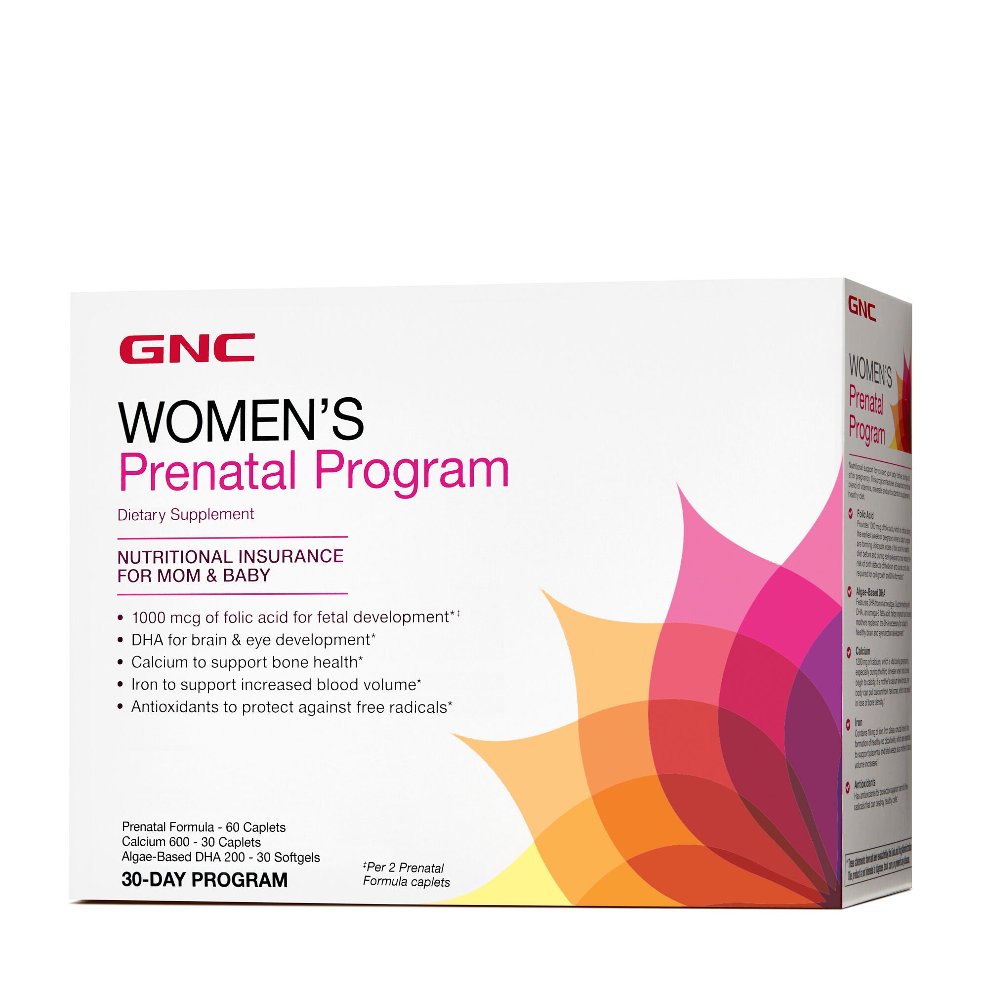 Gnc Women S Prenatal Program 30 Day Supply Gnc