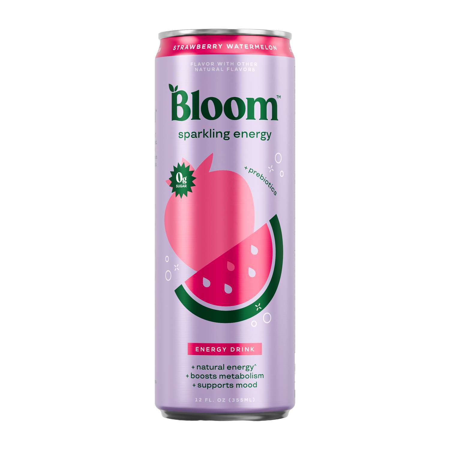 Sparkling Energy - Strawberry Watermelon - 12oz. (12 cans)