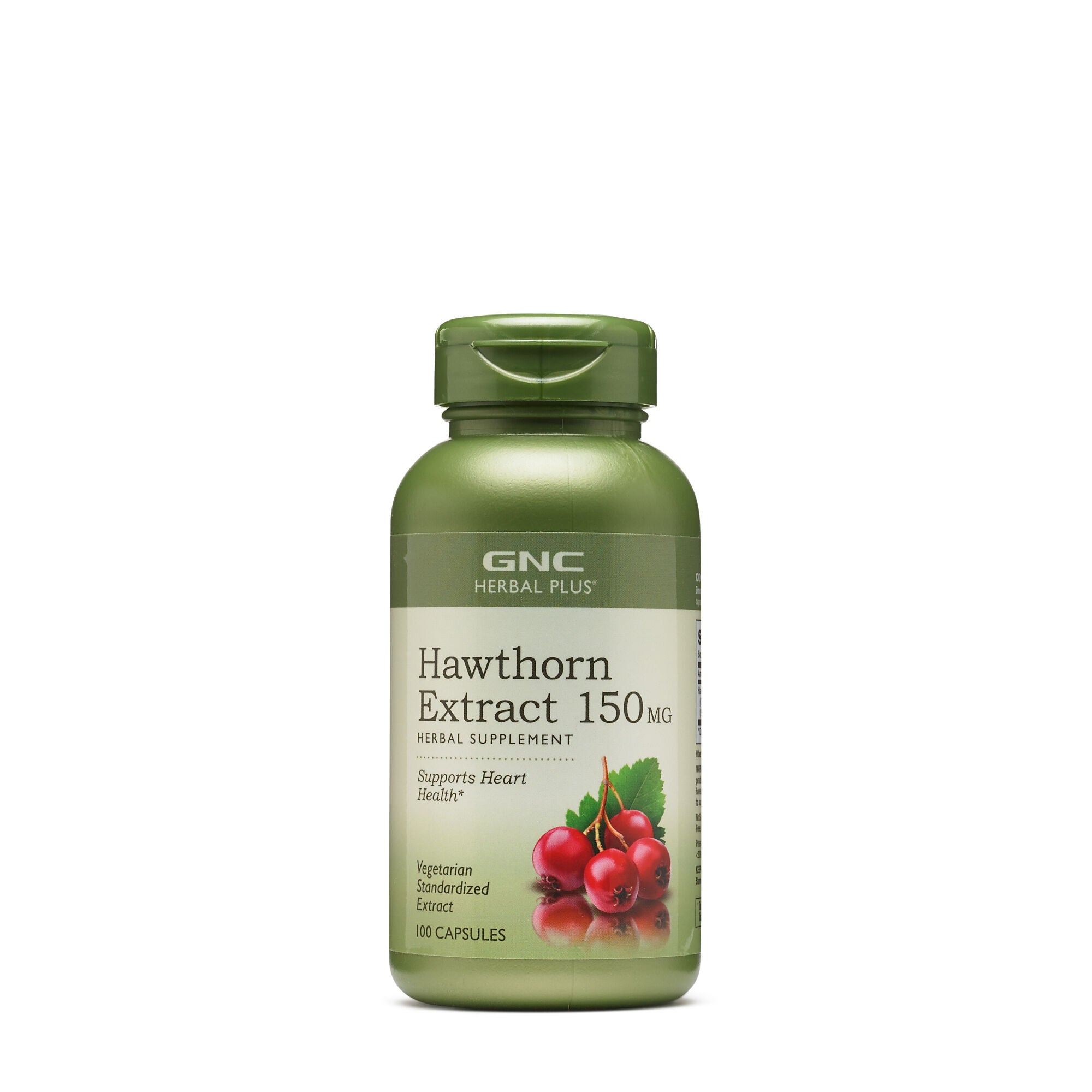 Hawthorn Extract 150mg - 100 Capsules (100 Servings)  | GNC