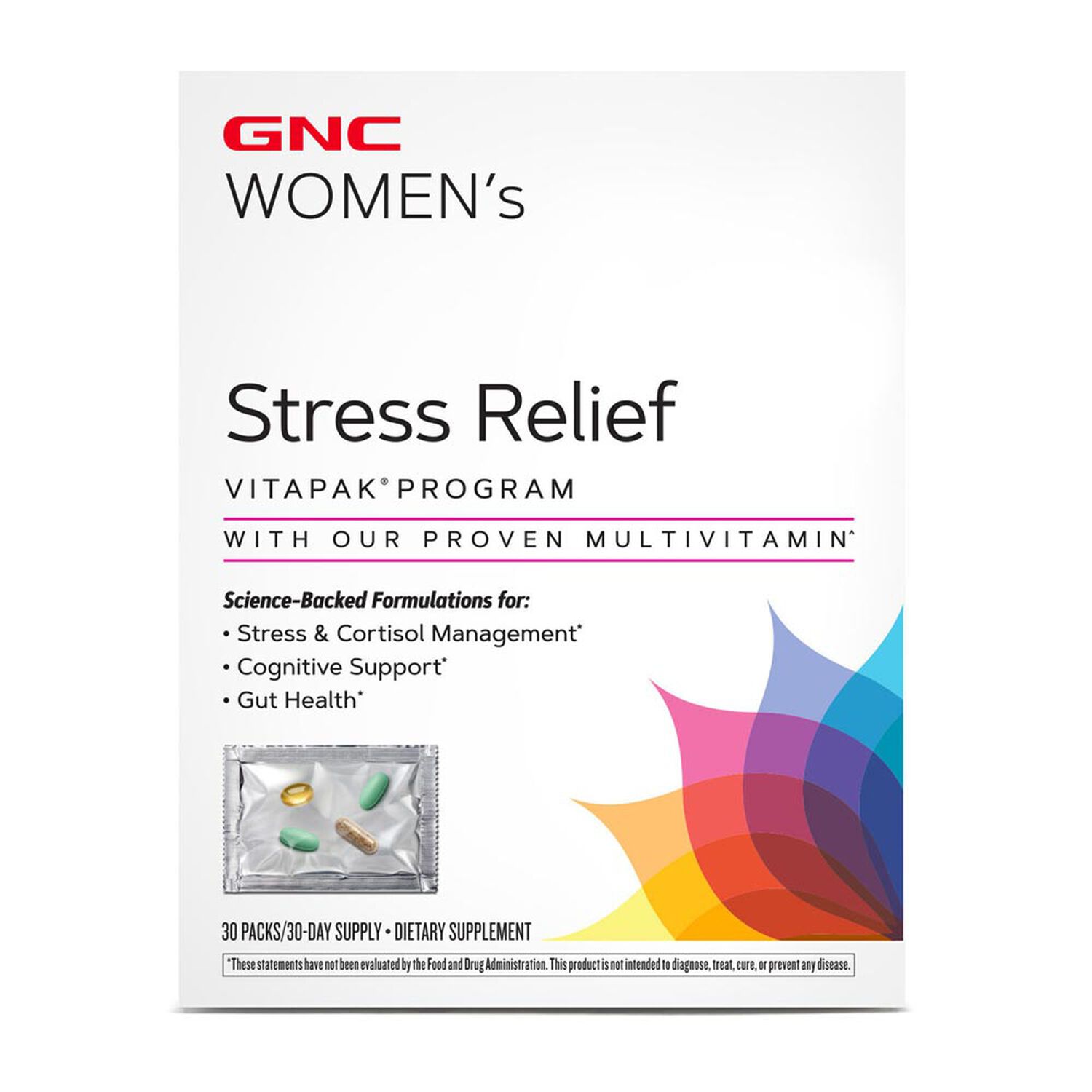 GNC Women's Stress Relief Vitapak Program (30 Servings)