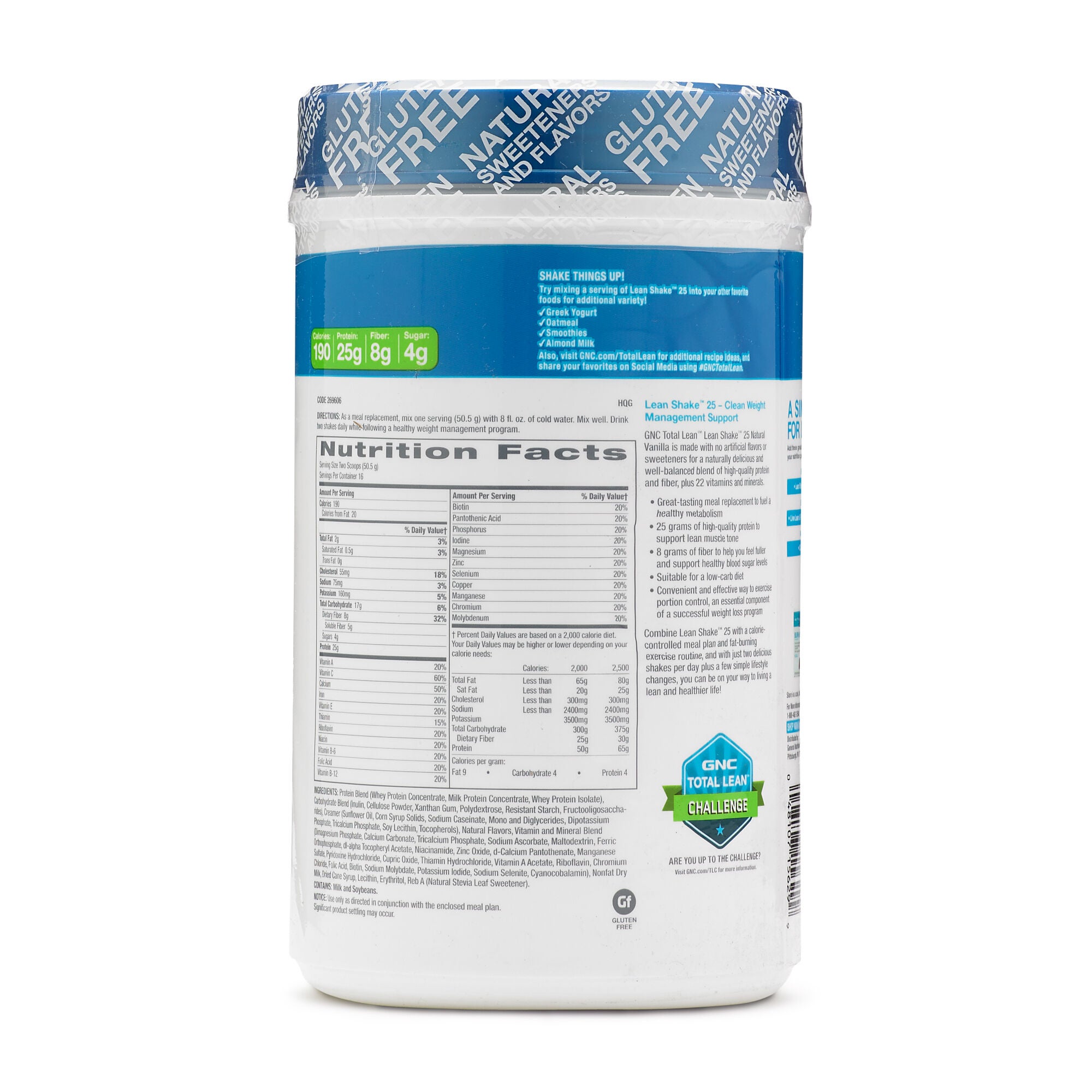 GNC Total Lean™ Lean Shake™ 25 Natural Vanilla High Protein Shake GNC
