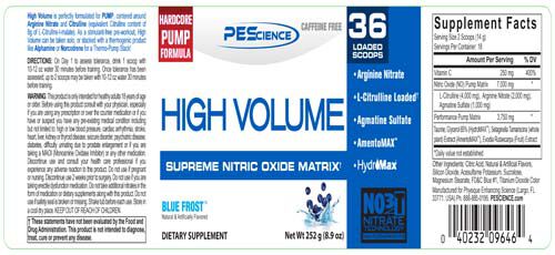 Pescience High Volume Blue Frost Gnc