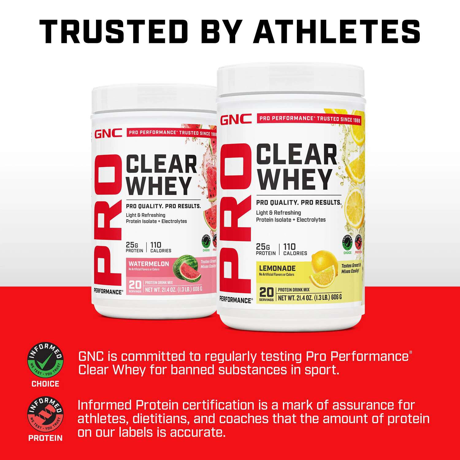 Clear Whey Protein - Lemonade (20 Servings) Lemonade | GNC