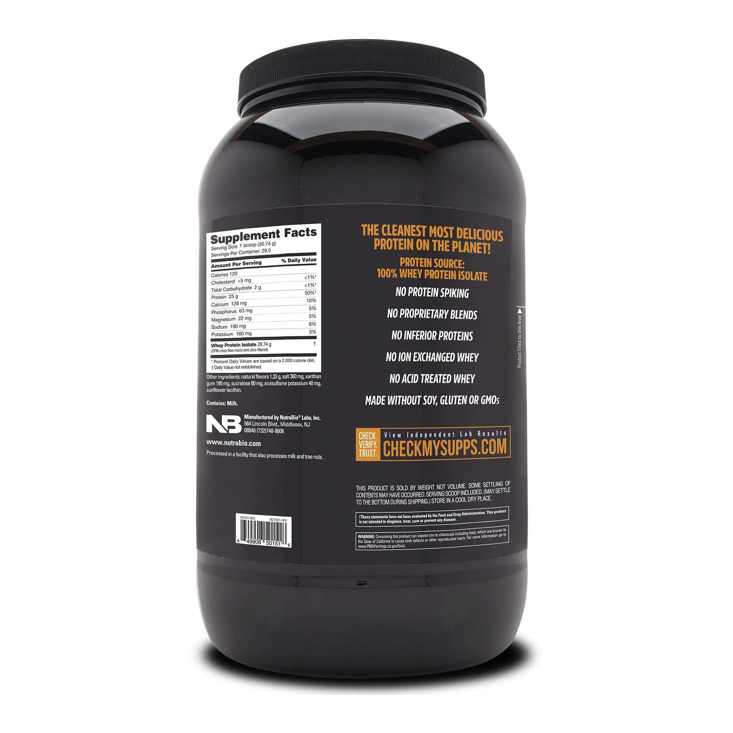 Whey Protein Isolate - Vanilla Caramel (29 Servings)
