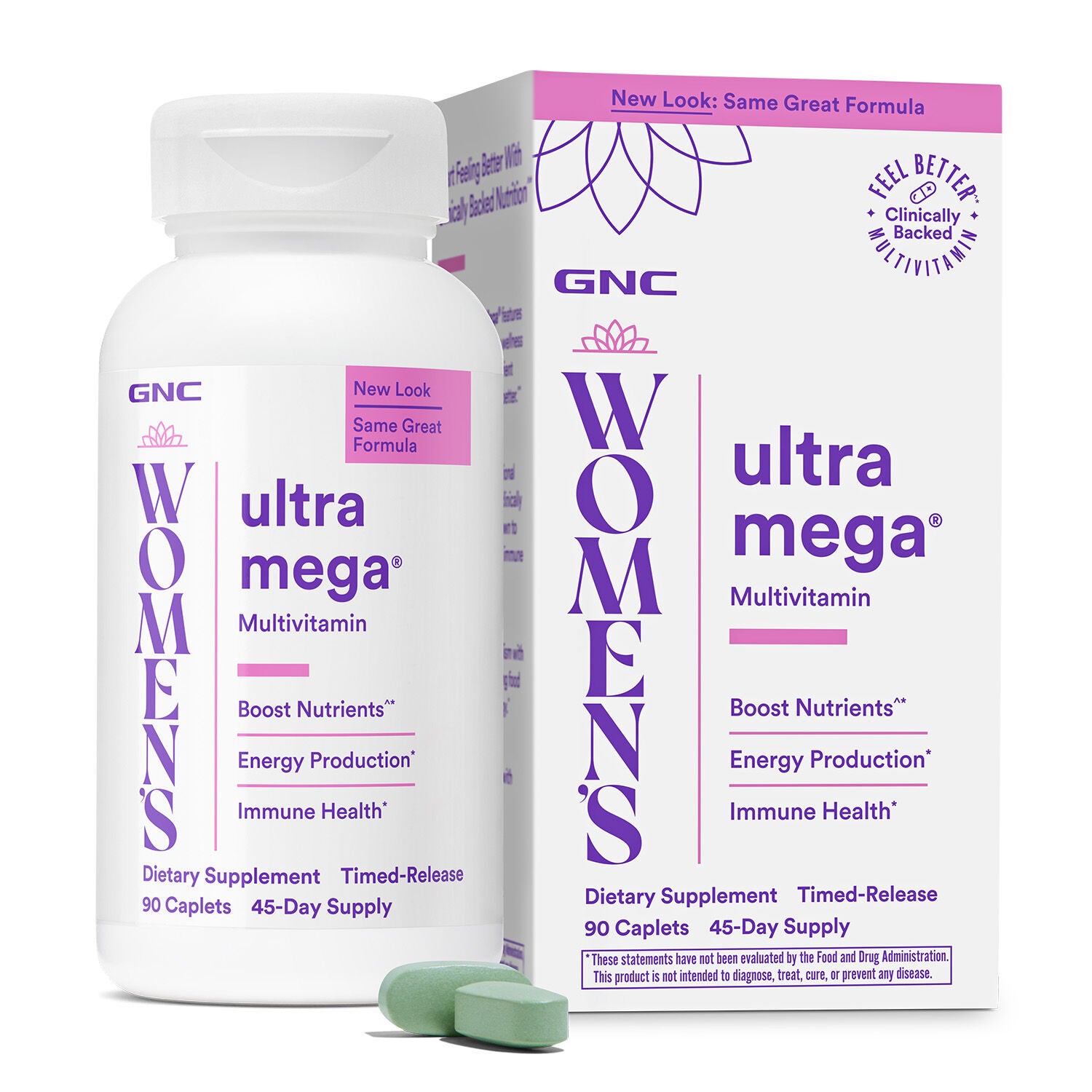 Ultra Mega&reg; Multivitamin - 90 Caplets (45 Servings)  | GNC