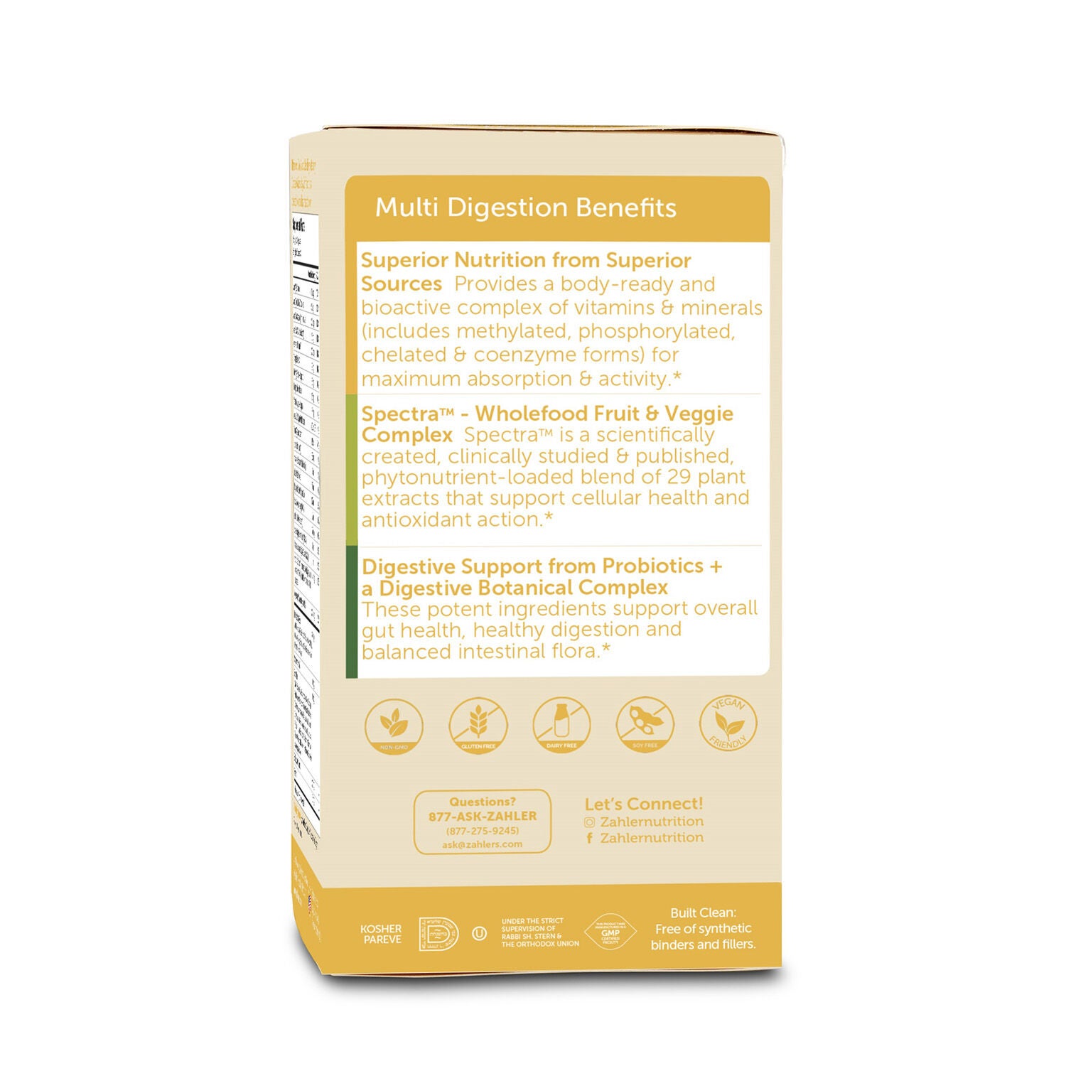 Multi Vitamin Digestion - 60 Capsules (30 Servings)  | GNC