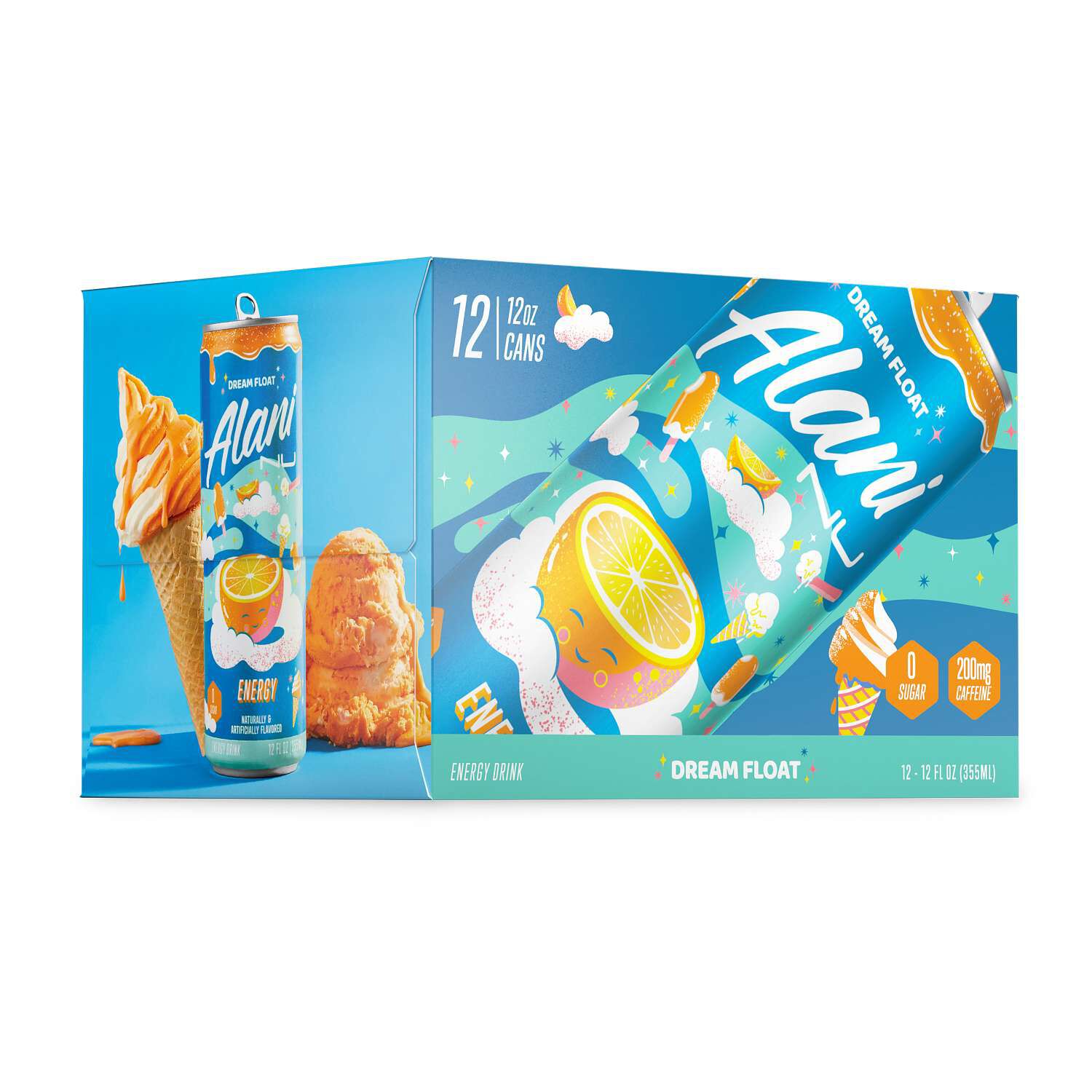 Energy Drink - Blue Slush 12 oz. (12 Cans)
