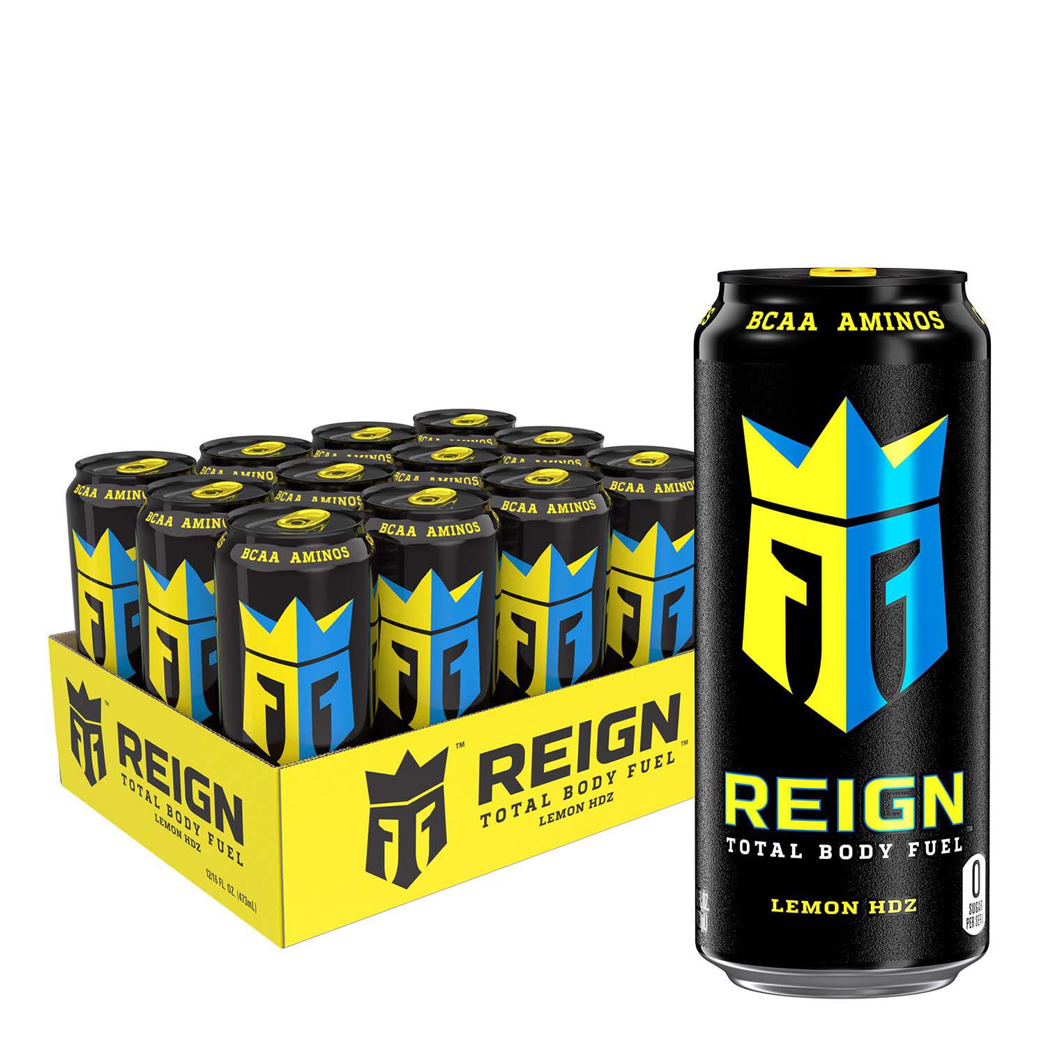 Reign Total Body Fuel Lemon Hdz Energy Drink Gnc