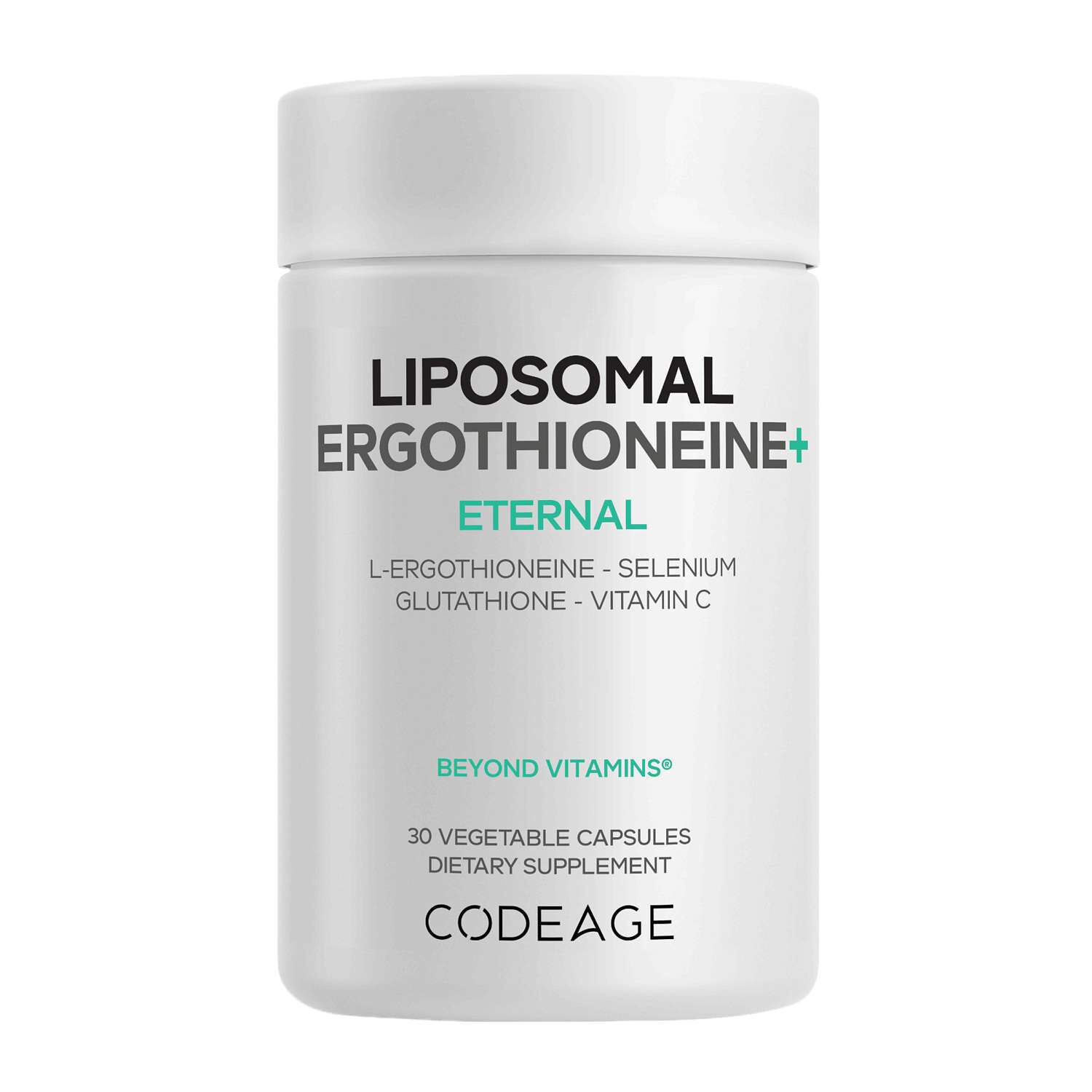 Liposomal Ergothioneine+ - 30 Vegetable Capsules (30 Servings)  | GNC