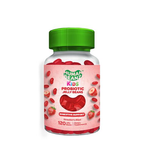 Kids Probiotic Jelly Beans - Strawberry - 120 Jelly Beans &#40;60 Servings&#41;  | GNC