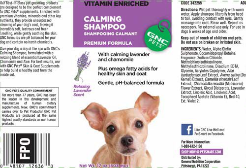 gnc antibacterial dog shampoo