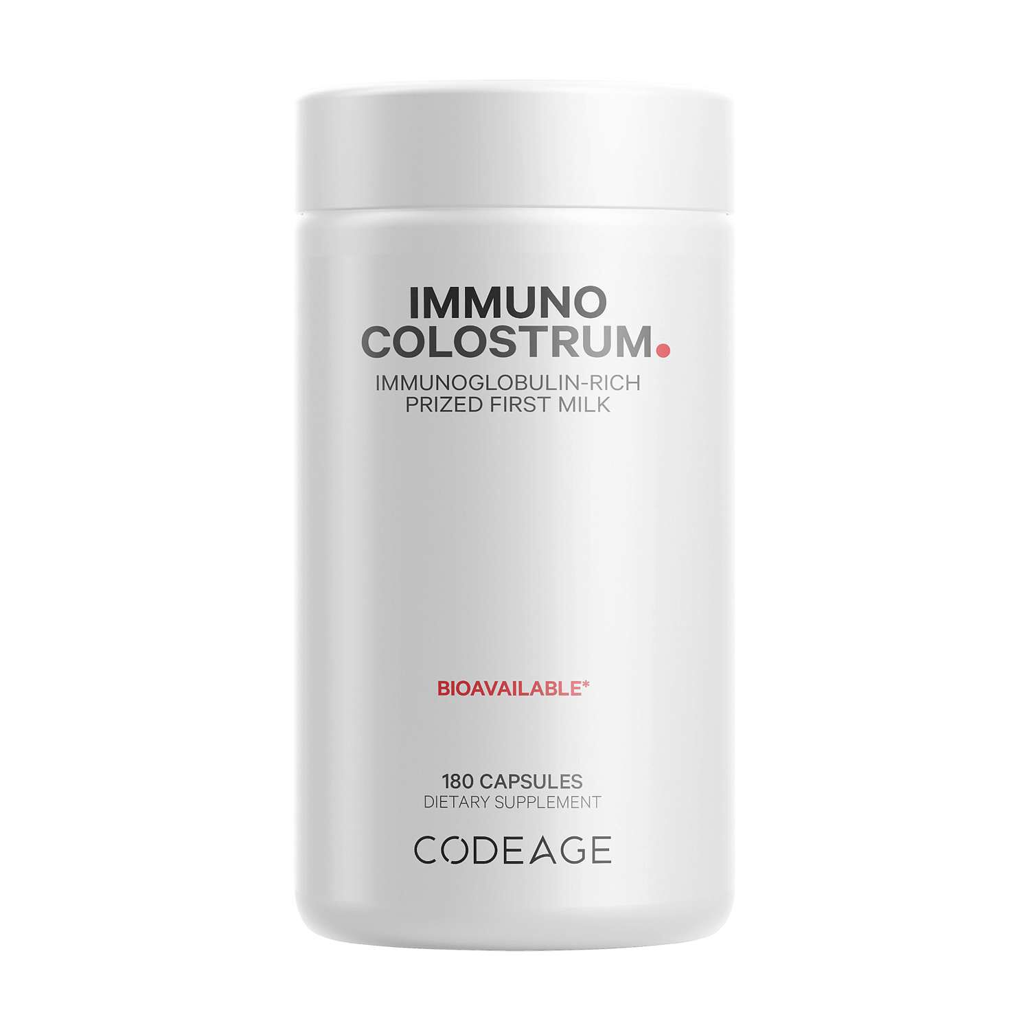 Immuno Bovine Colostrum - 180 Capsules (30 Servings)