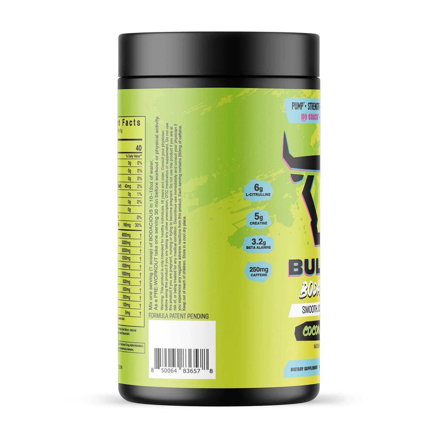 Bodacious Pre-Workout - Coconut Lime (20 Servings)